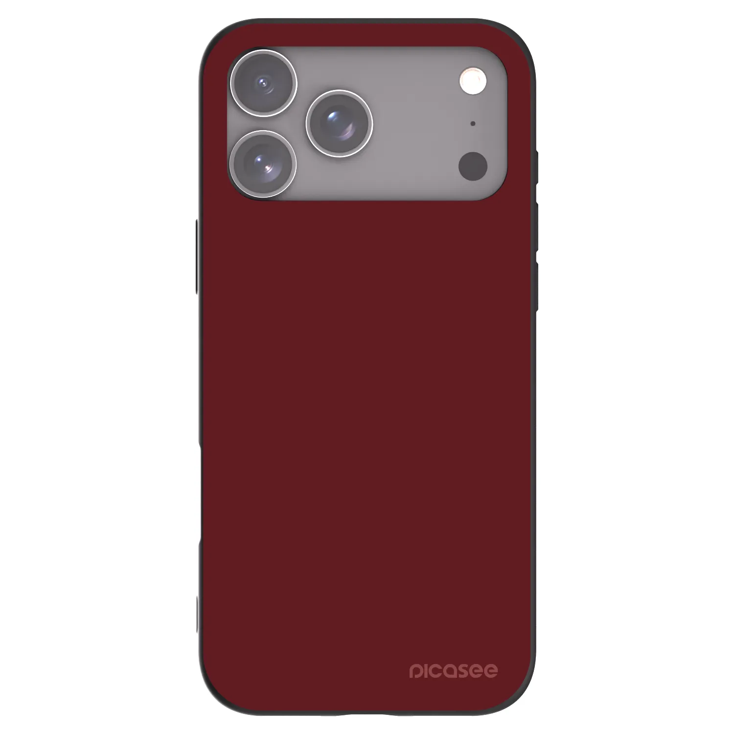 Picasee Μαύρη θήκη σιλικόνης για Apple iPhone 17 Pro Max - Red Bliss