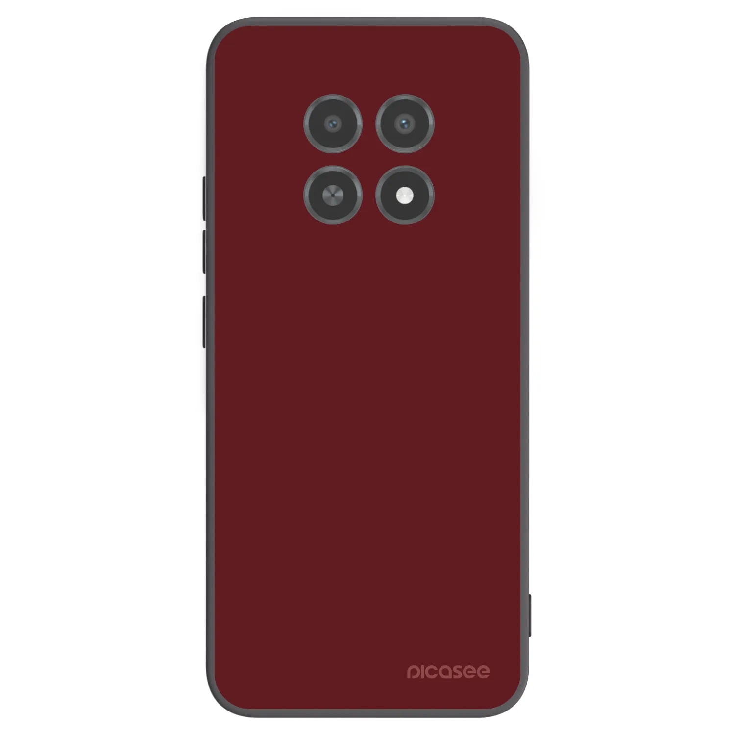 Picasee Μαύρη θήκη σιλικόνης για Realme 12X - Red Bliss