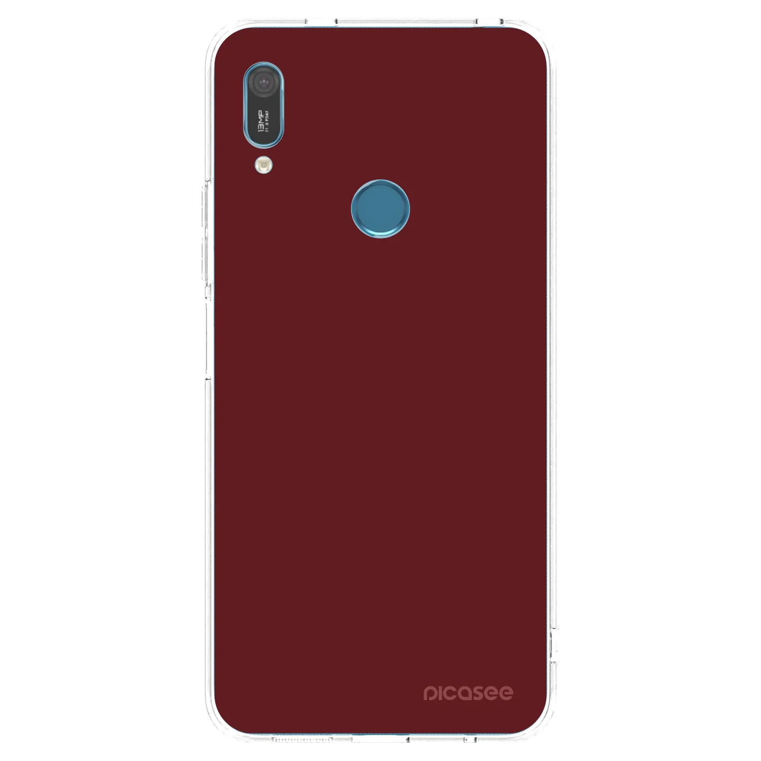 Picasee διαφανής θήκη σιλικόνης Huawei Y6 2019 - Red Bliss