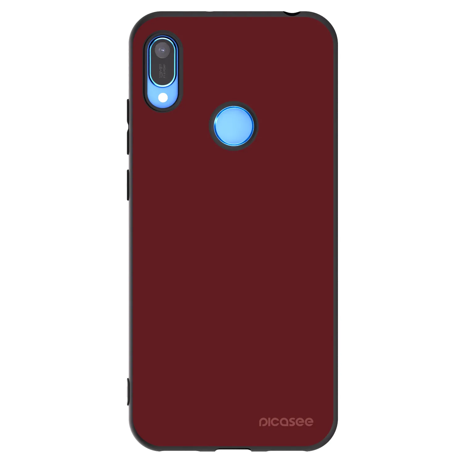 Picasee Μαύρη θήκη σιλικόνης για Huawei Y6 2019 - Red Bliss