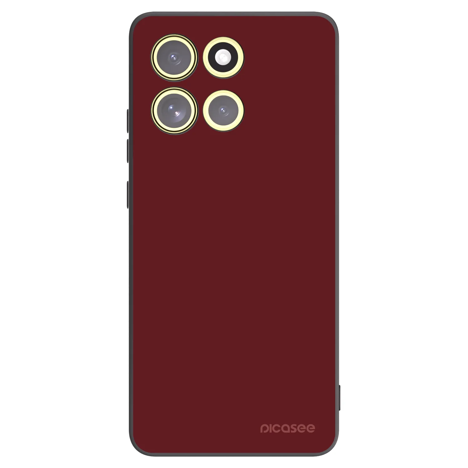 Picasee Μαύρη θήκη σιλικόνης για Motorola Moto G86 5G - Red Bliss