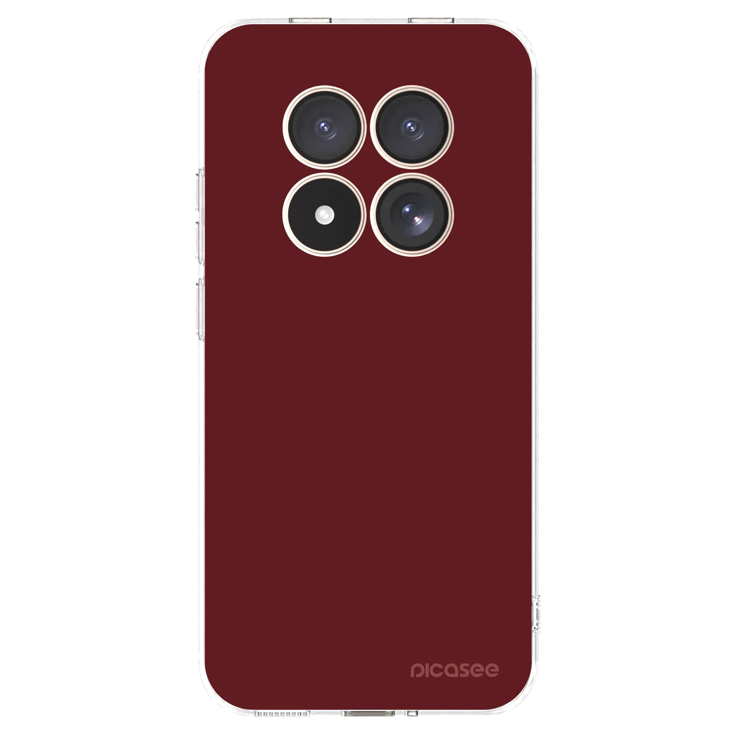 Picasee διαφανής θήκη σιλικόνης Xiaomi Redmi Note 15 Pro 4G - Red Bliss