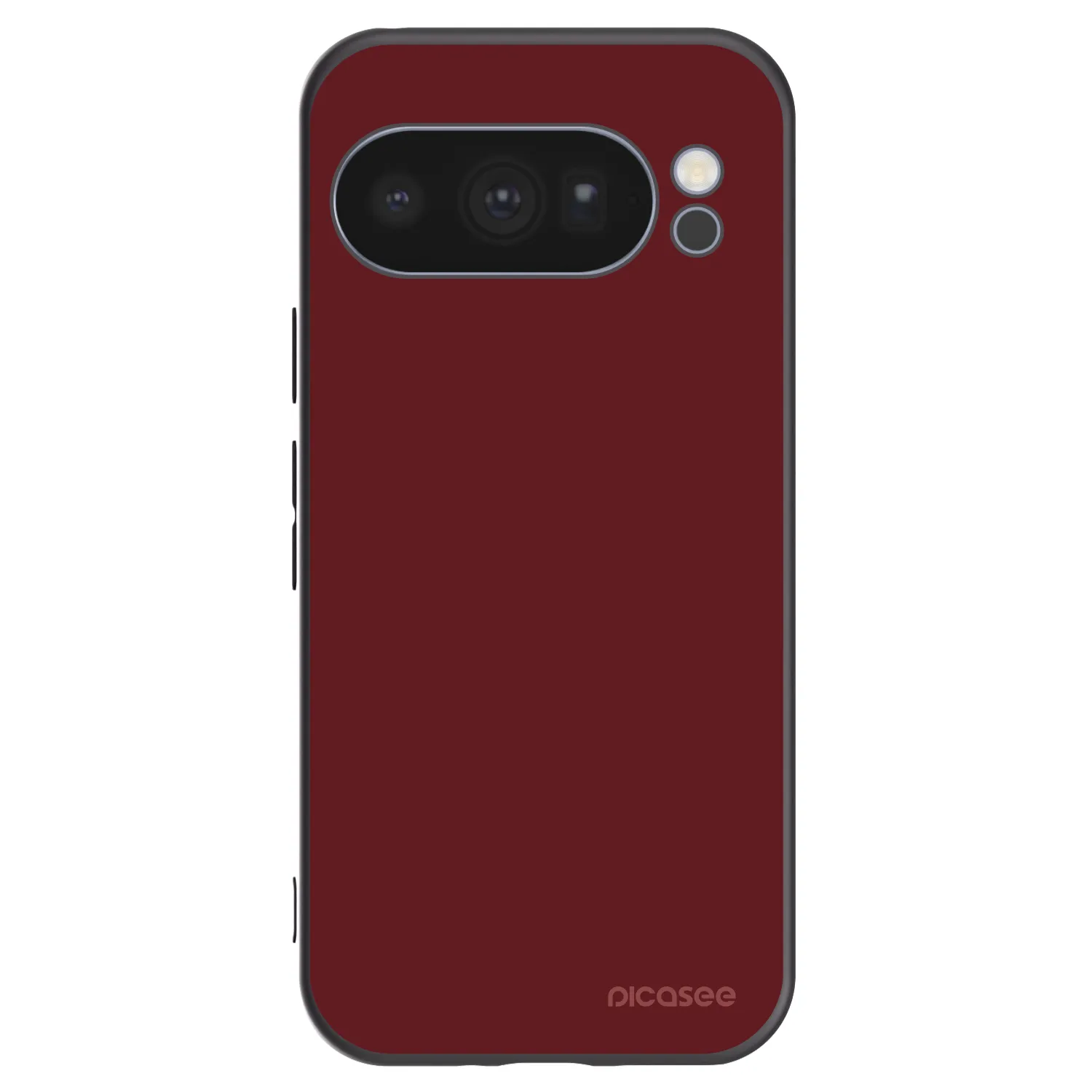 Picasee Μαύρη θήκη σιλικόνης για Google Pixel 10 Pro - Red Bliss
