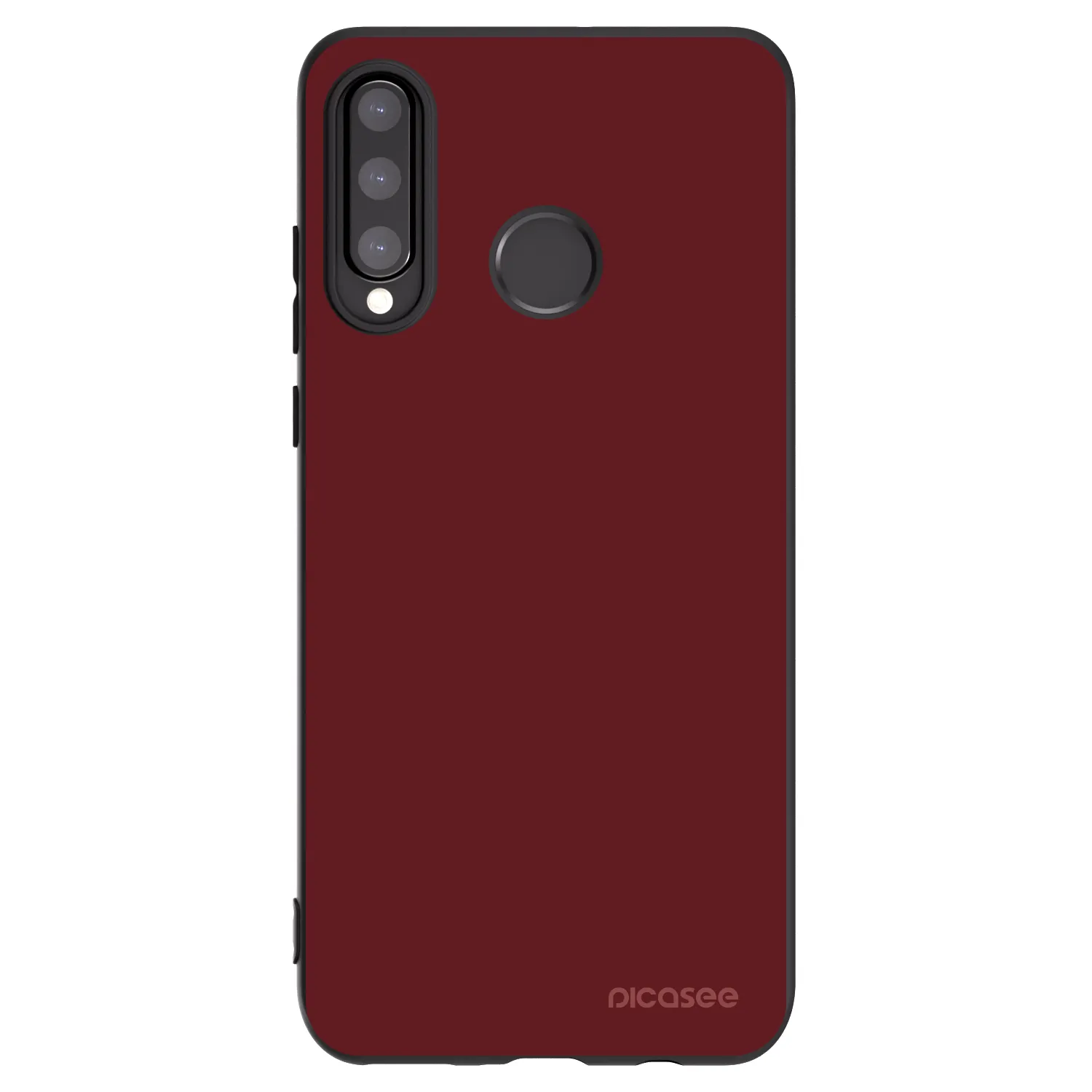 Picasee Μαύρη θήκη σιλικόνης για Huawei P30 Lite - Red Bliss