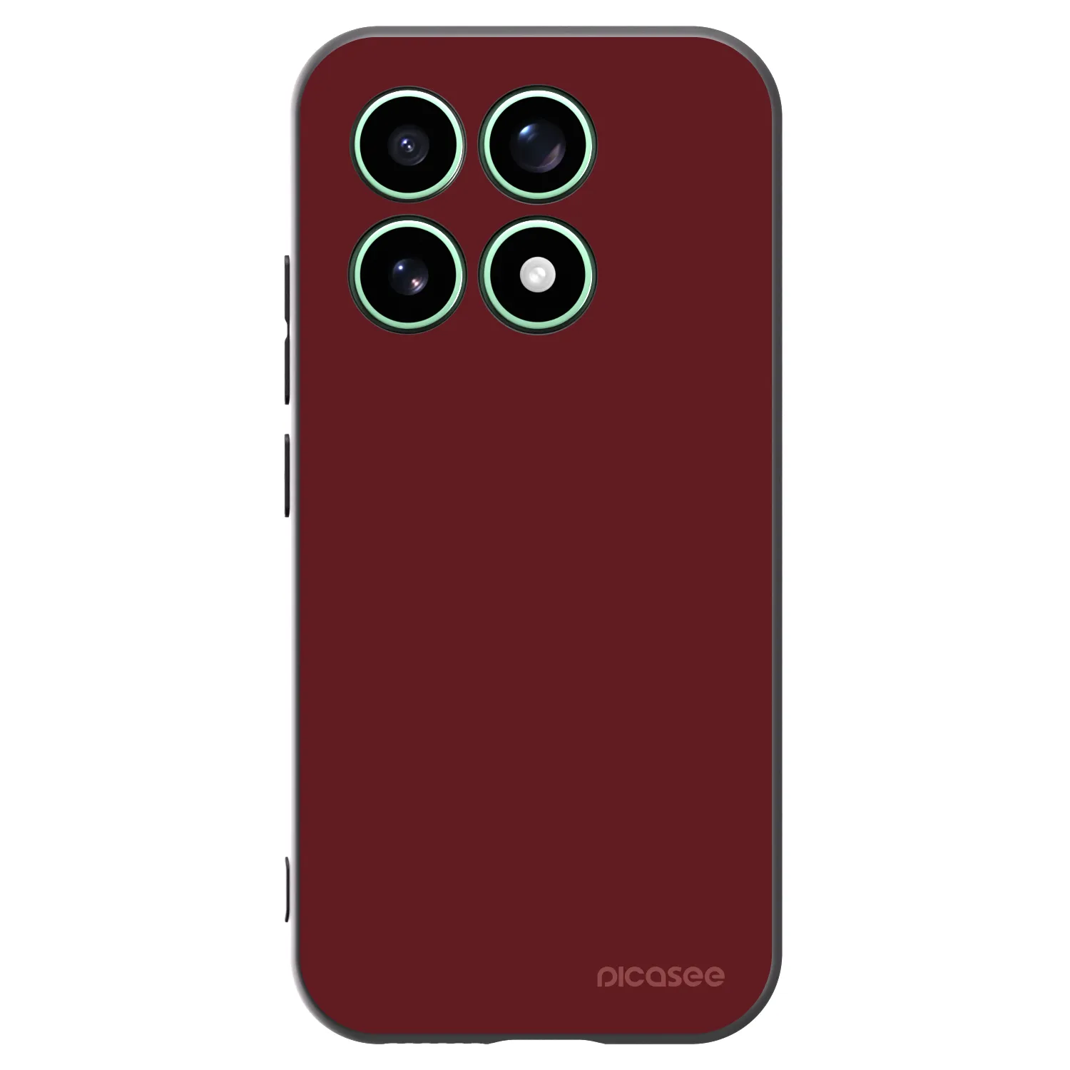 Picasee Μαύρη θήκη σιλικόνης για Xiaomi 17 - Red Bliss