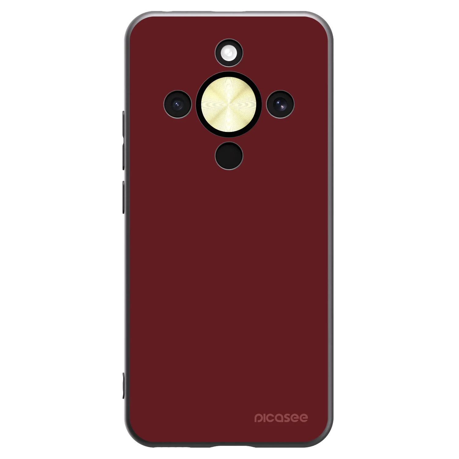 Picasee Μαύρη θήκη σιλικόνης για Honor Magic8 Lite 5G - Red Bliss
