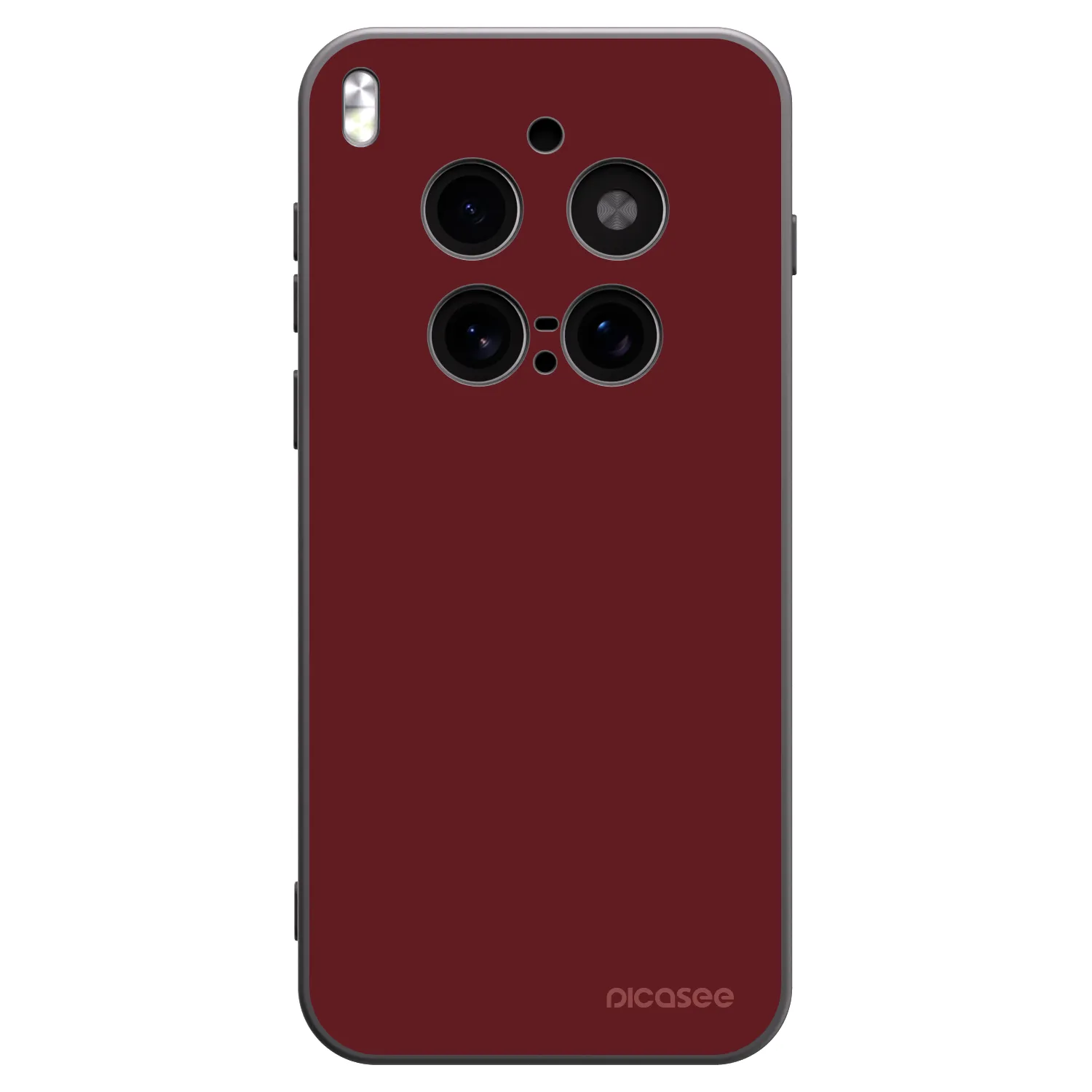 Picasee Μαύρη θήκη σιλικόνης για Vivo X300 Pro - Red Bliss