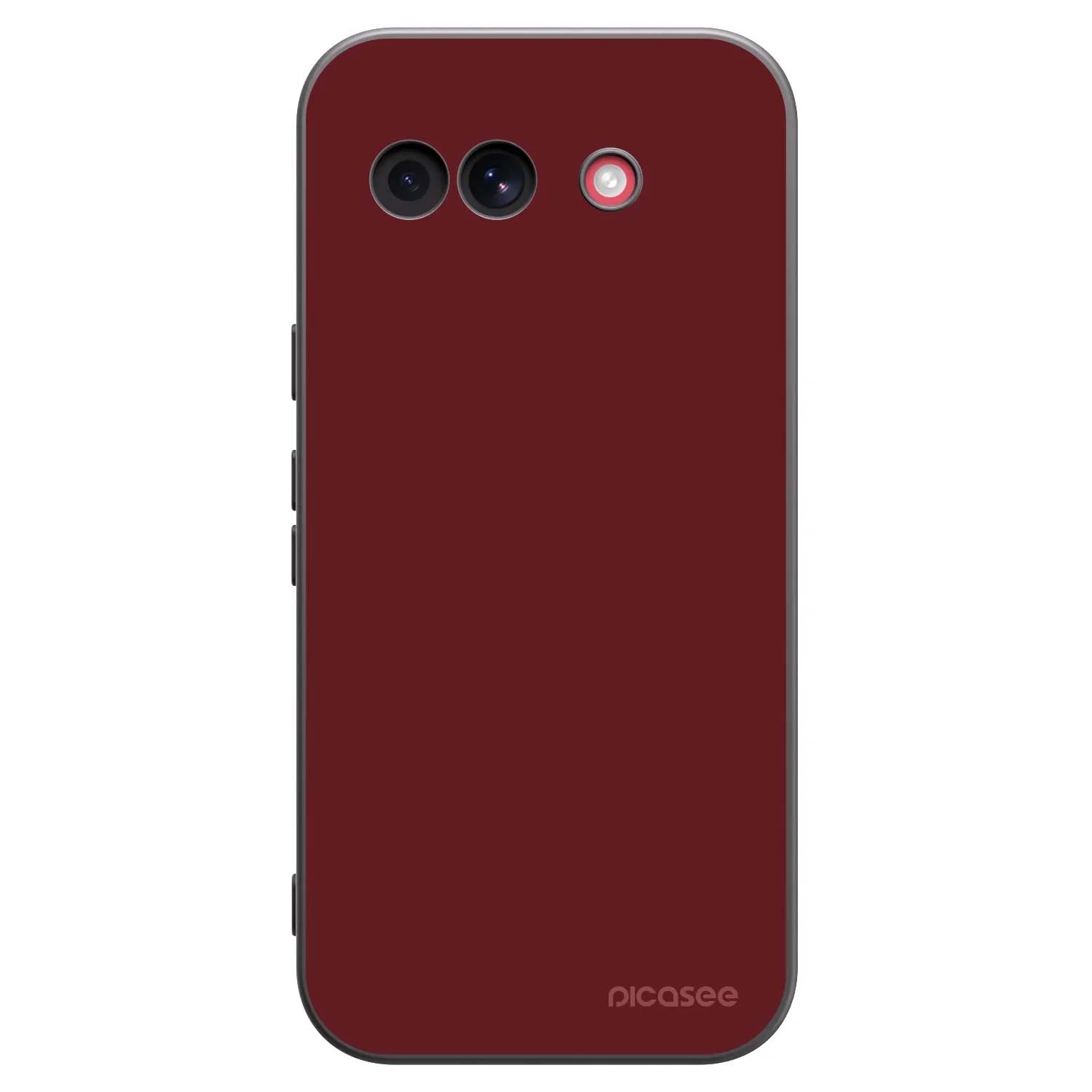 Picasee Μαύρη θήκη σιλικόνης για Google Pixel 10a - Red Bliss