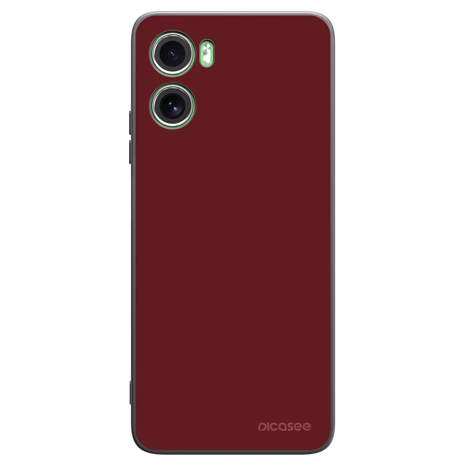 Picasee Μαύρη θήκη σιλικόνης για Motorola Moto G06 - Red Bliss