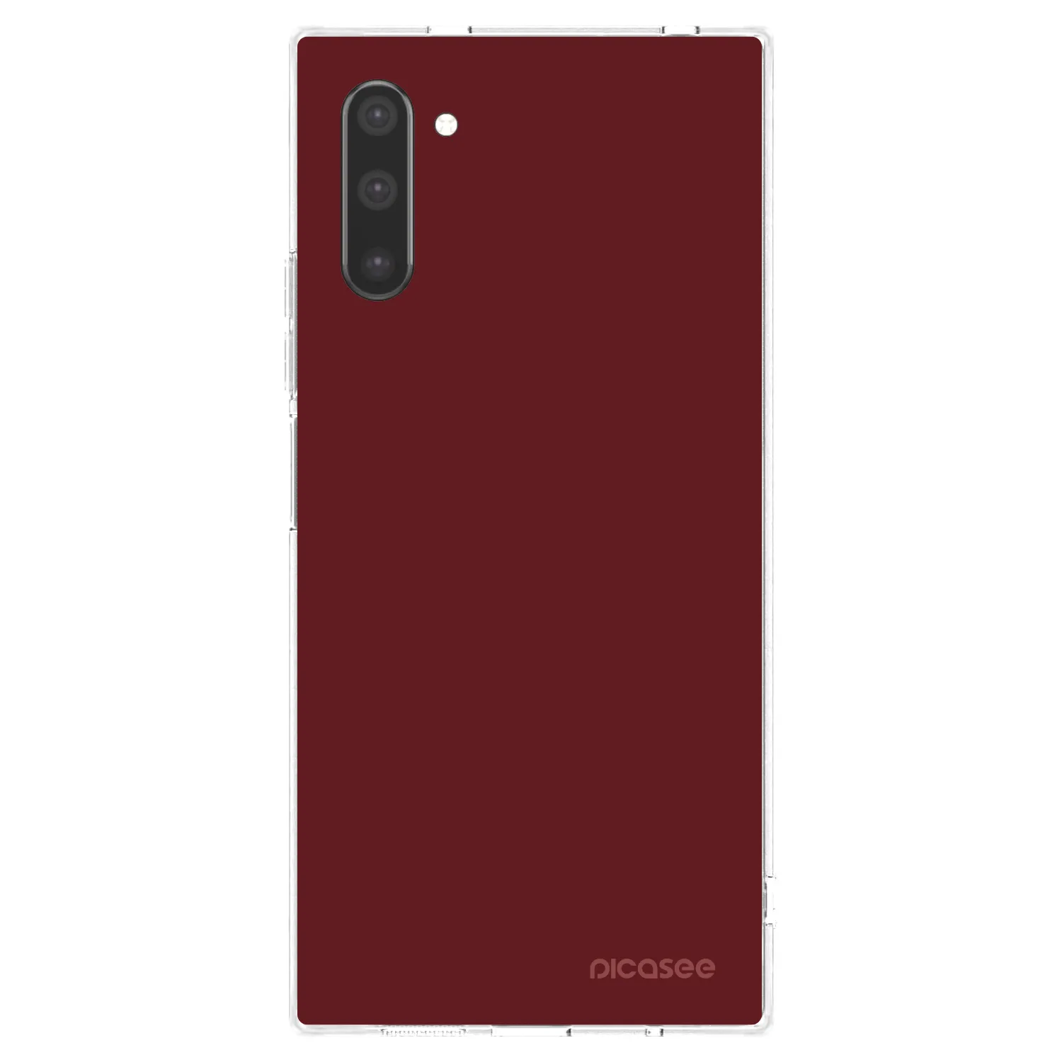 Picasee διαφανής θήκη σιλικόνης Samsung Galaxy Note 10 N970F - Red Bliss