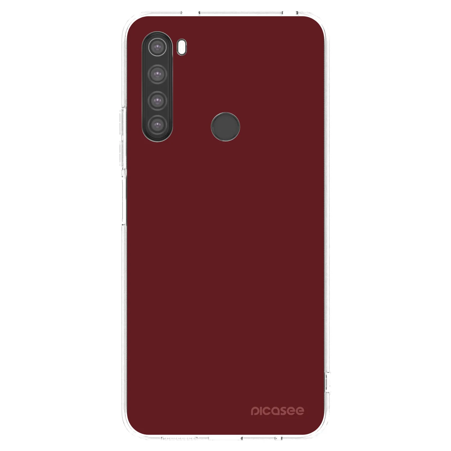 Picasee διαφανής θήκη σιλικόνης Xiaomi Redmi Note 8 - Red Bliss
