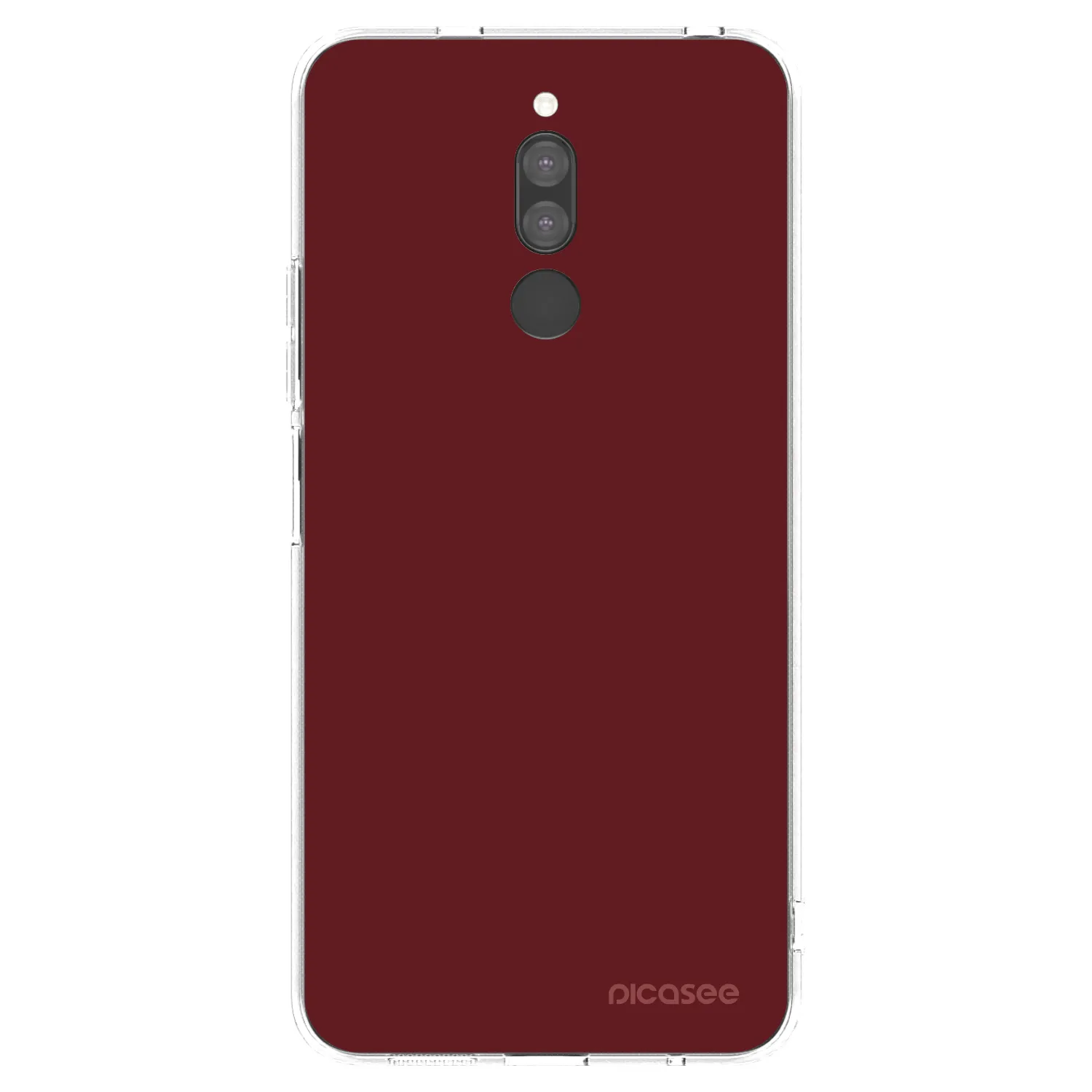 Picasee διαφανής θήκη σιλικόνης Xiaomi Redmi 8 - Red Bliss