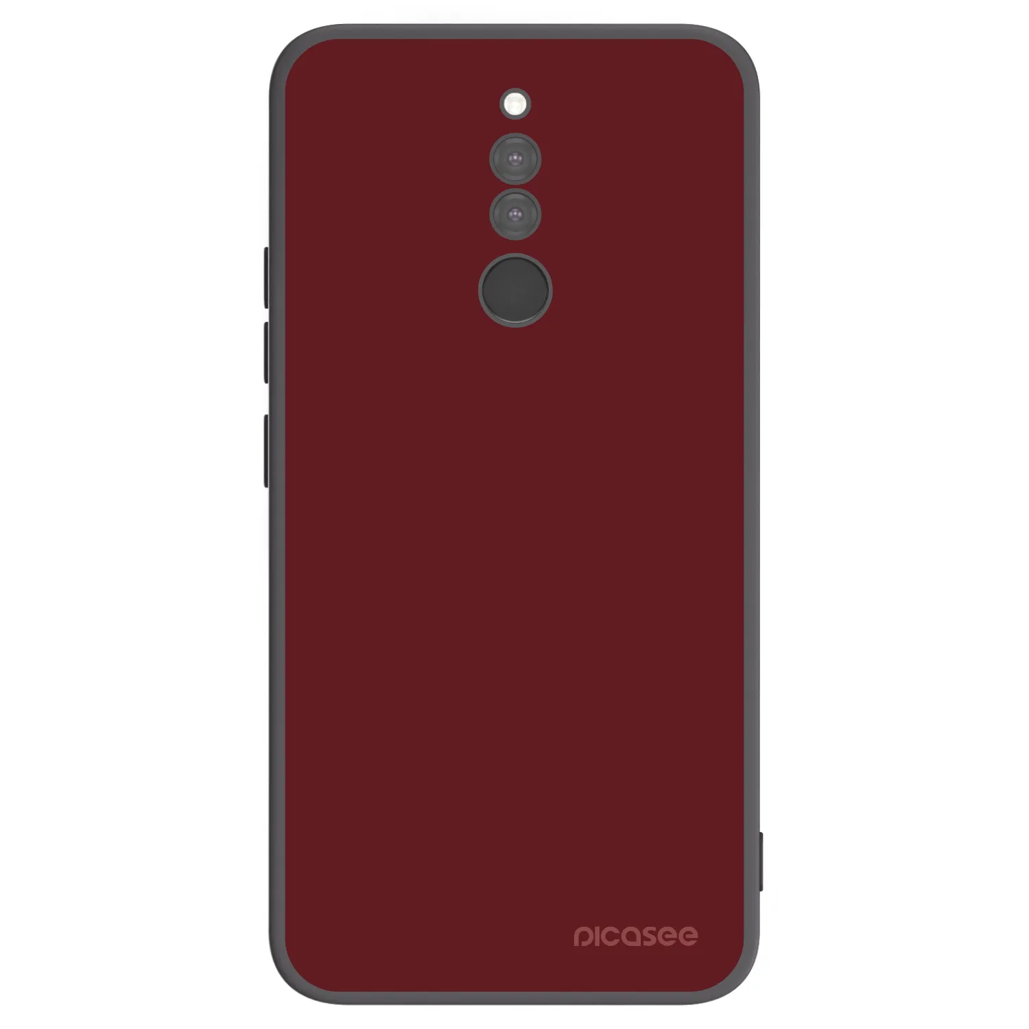 Picasee Μαύρη θήκη σιλικόνης για Xiaomi Redmi 8 - Red Bliss