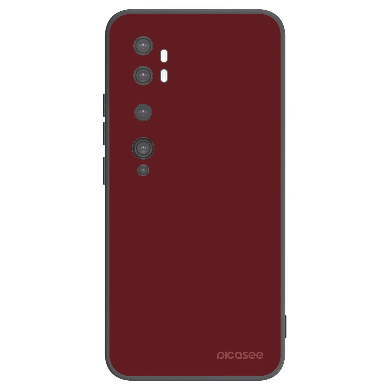 Picasee Μαύρη θήκη σιλικόνης για Xiaomi Mi Note 10 (Pro) - Red Bliss