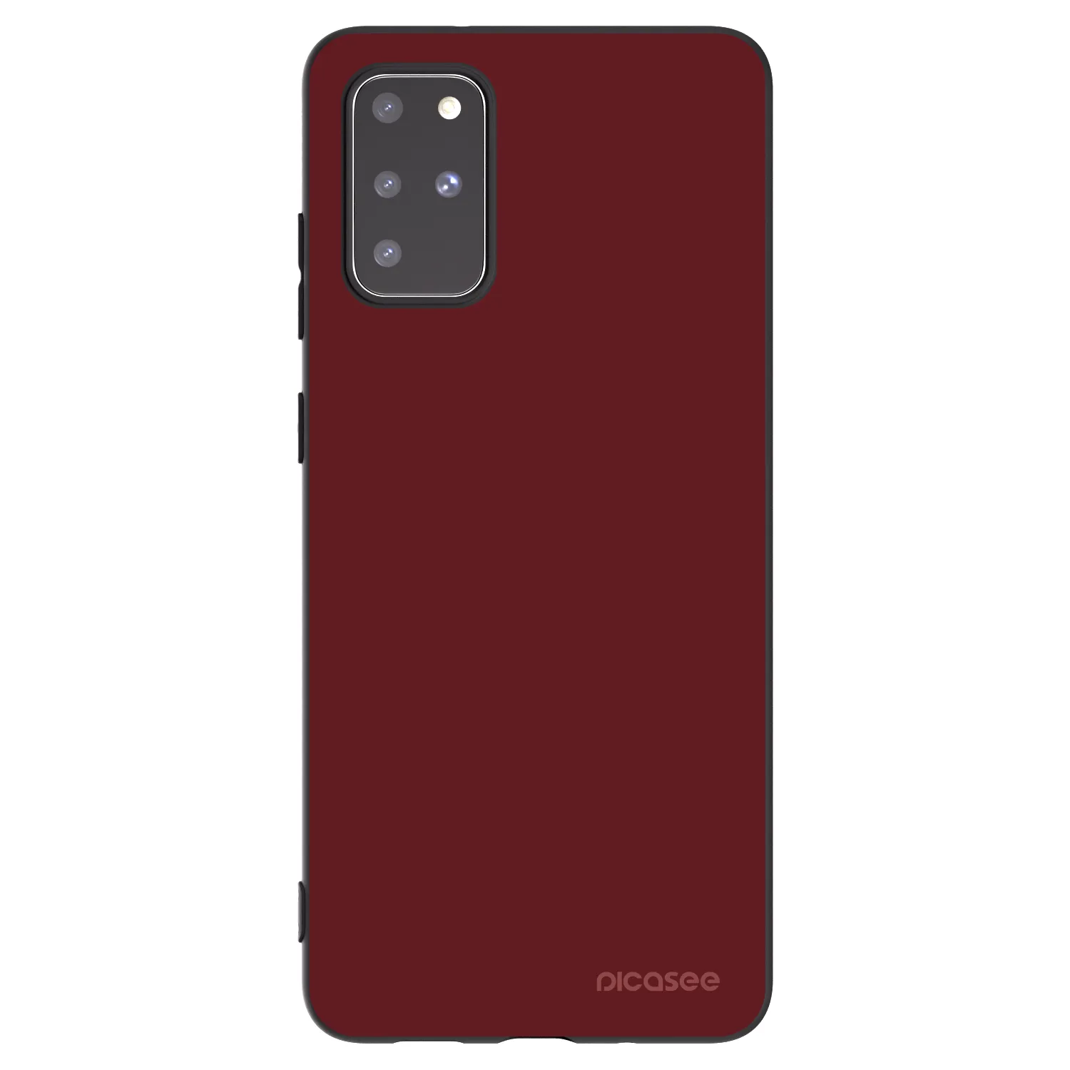 Picasee Μαύρη θήκη σιλικόνης για Samsung Galaxy S20+ G985F - Red Bliss