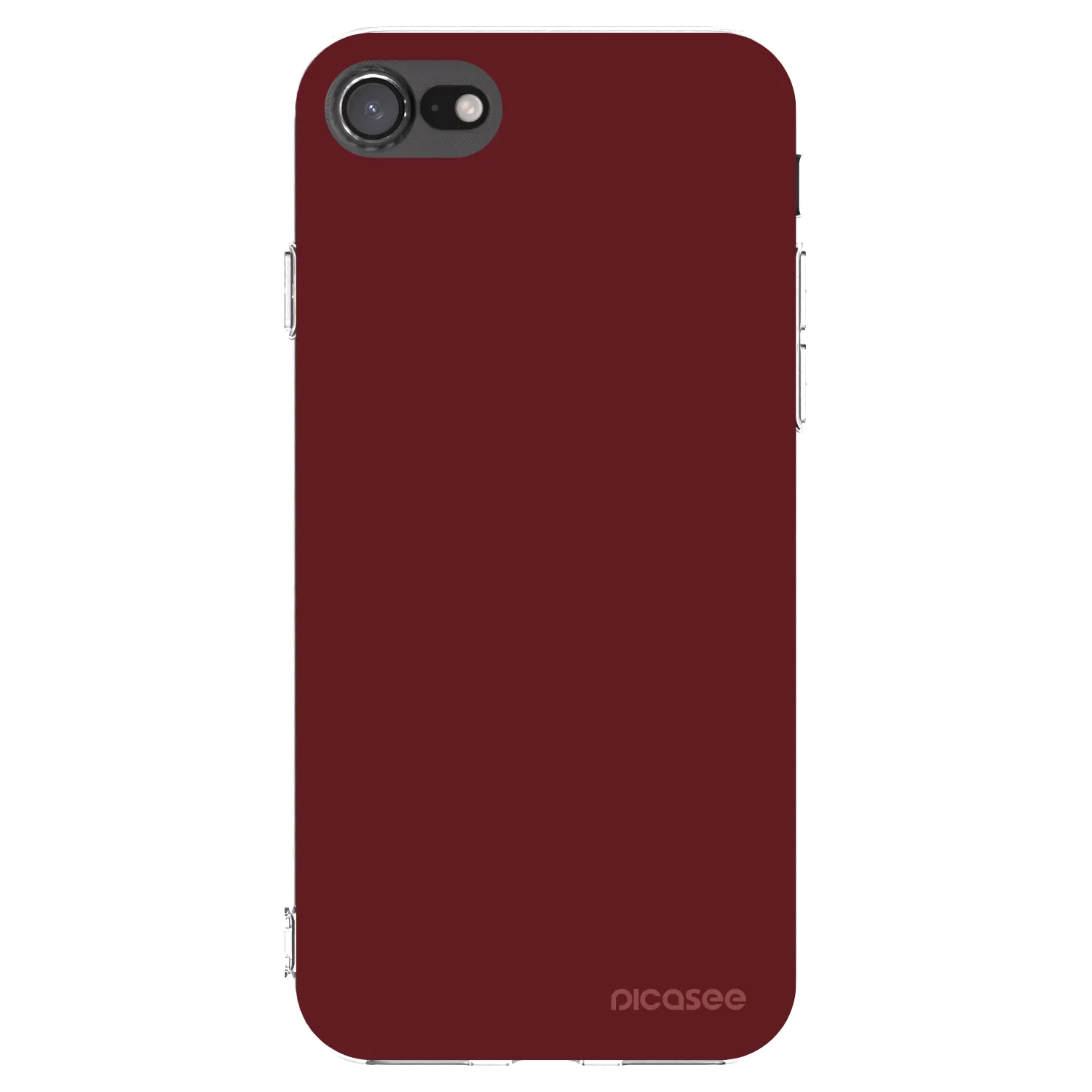 Picasee διαφανής θήκη σιλικόνης Apple iPhone SE 2020 - Red Bliss