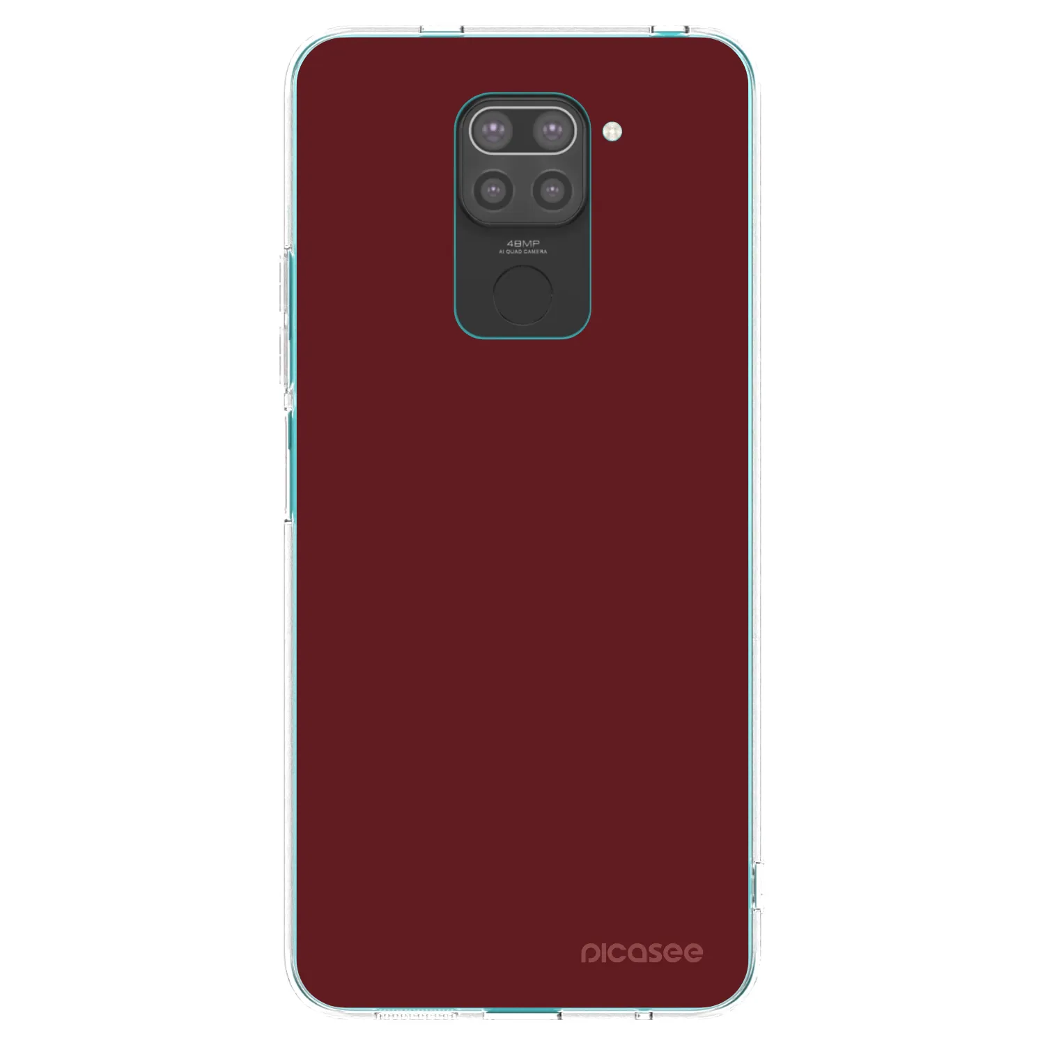 Picasee Μαύρη θήκη σιλικόνης για Xiaomi Redmi Note 9 - Red Bliss