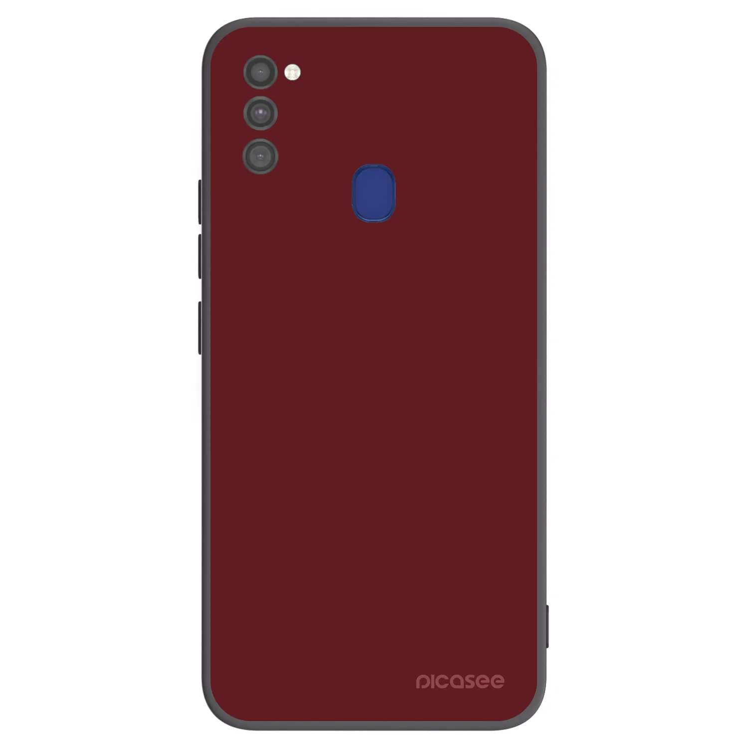 Picasee Μαύρη θήκη σιλικόνης για Samsung Galaxy M21 M215F - Red Bliss
