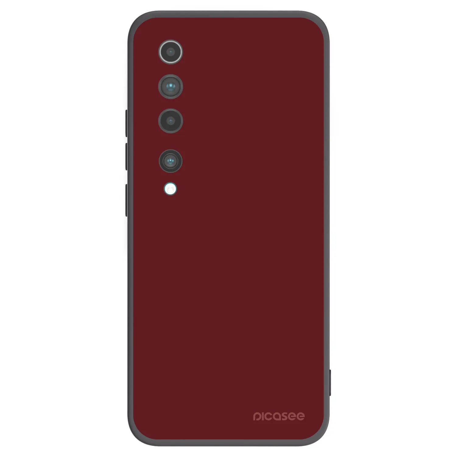 Picasee Μαύρη θήκη σιλικόνης για Xiaomi Mi 10 - Red Bliss