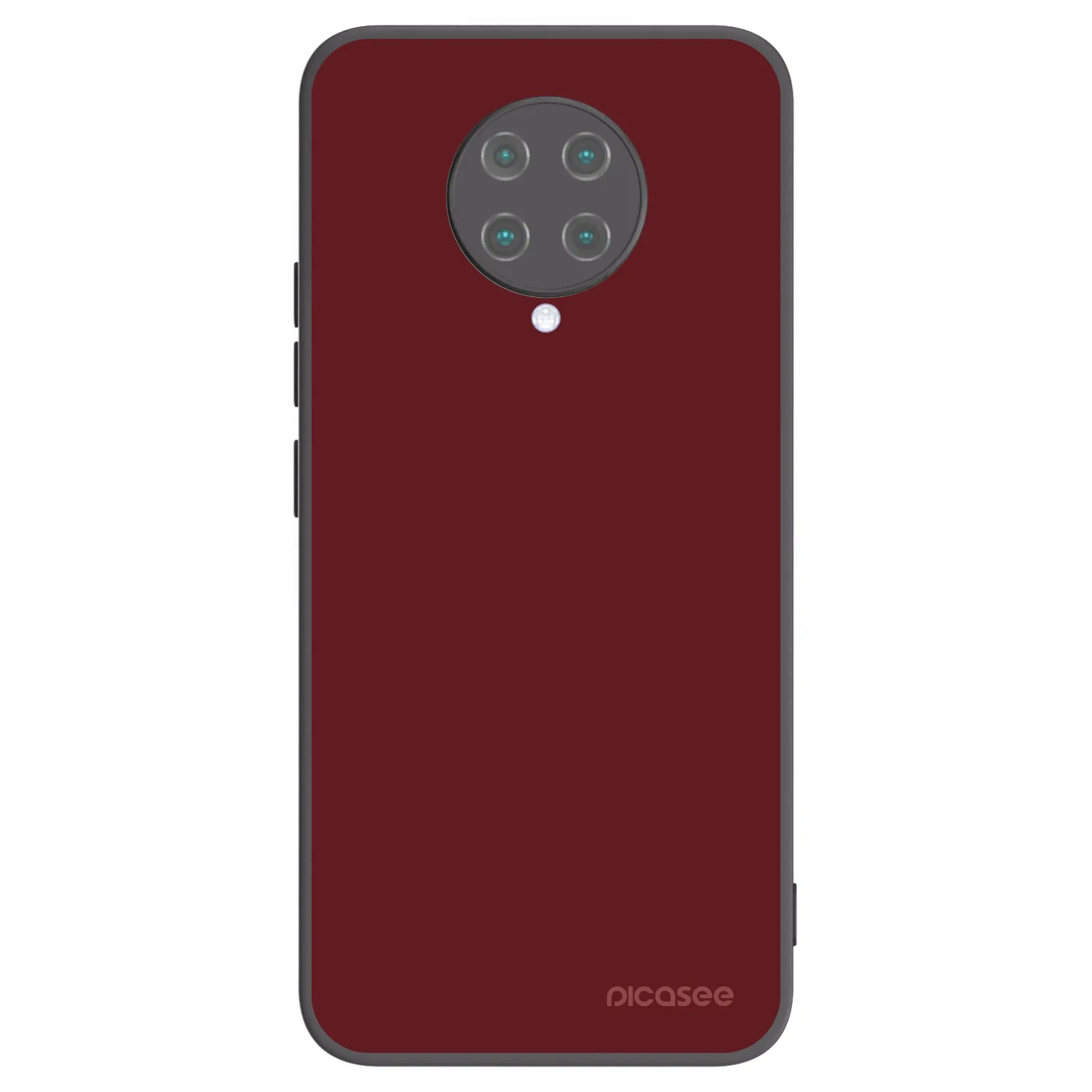Picasee Μαύρη θήκη σιλικόνης για Xiaomi Poco F2 Pro - Red Bliss
