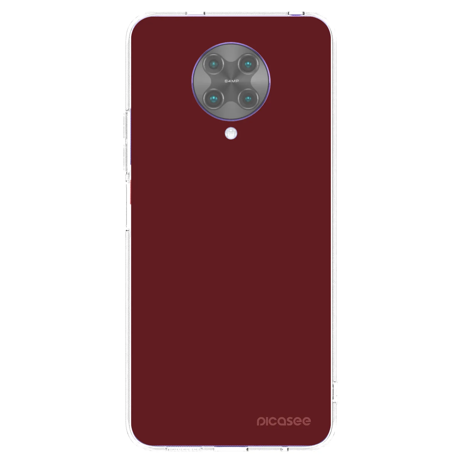 Picasee διαφανής θήκη σιλικόνης Xiaomi Poco F2 Pro - Red Bliss