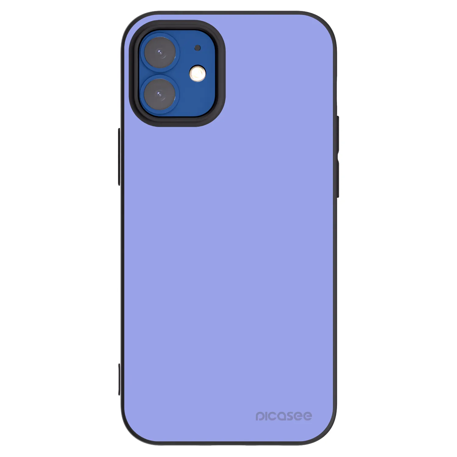 Picasee Μαύρη θήκη σιλικόνης για Apple iPhone 12 mini - Sky Whisper