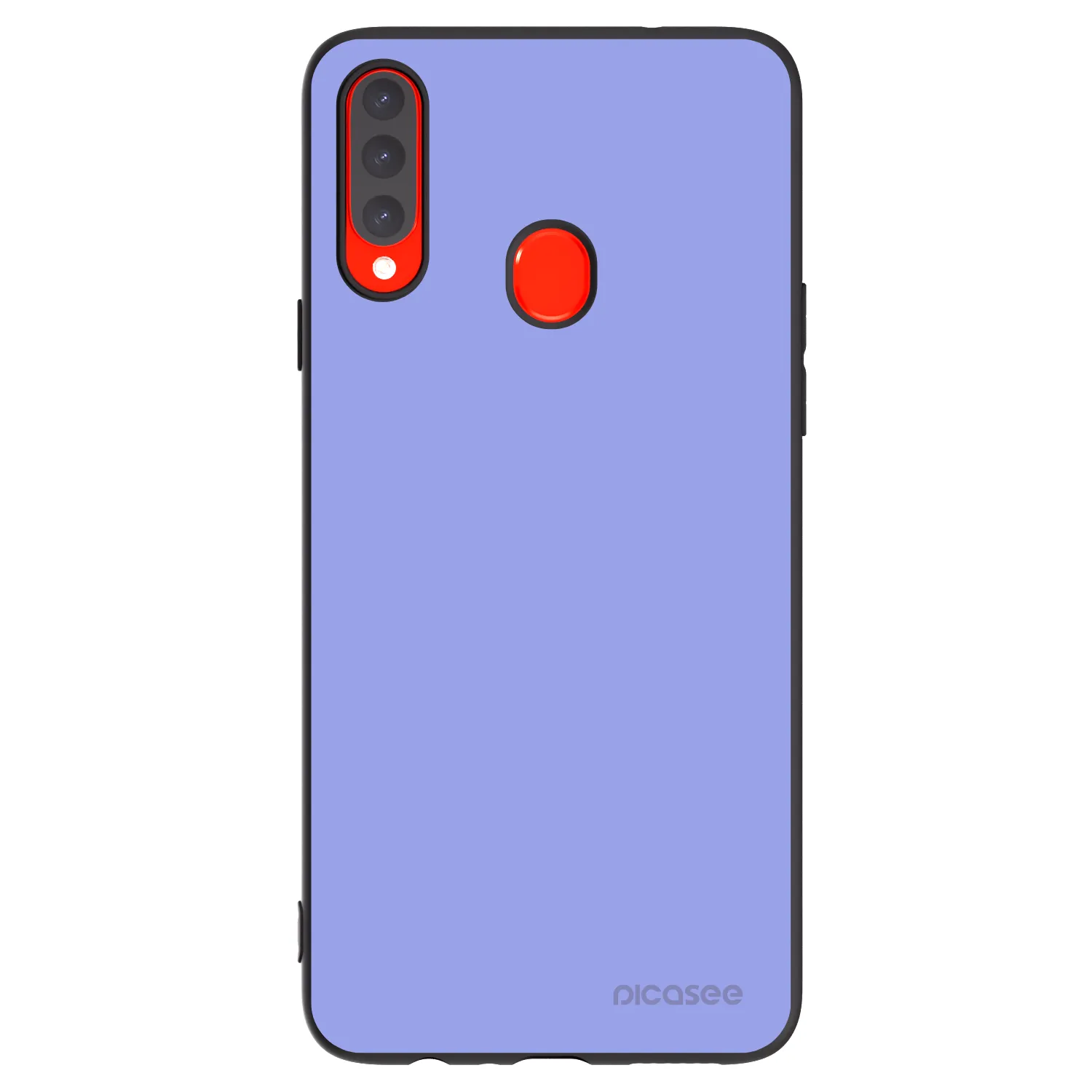 Picasee Μαύρη θήκη σιλικόνης για Samsung Galaxy A20s - Sky Whisper