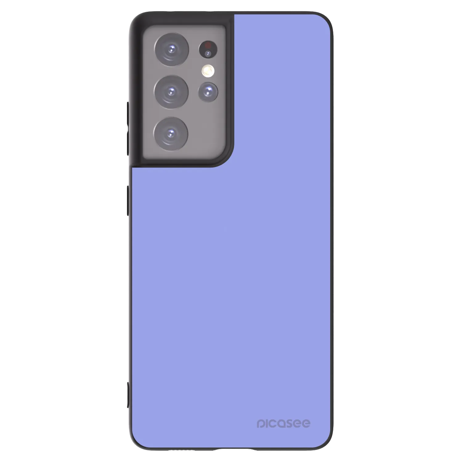 Picasee Μαύρη θήκη σιλικόνης για Samsung Galaxy S21 Ultra 5G G998B - Sky Whisper