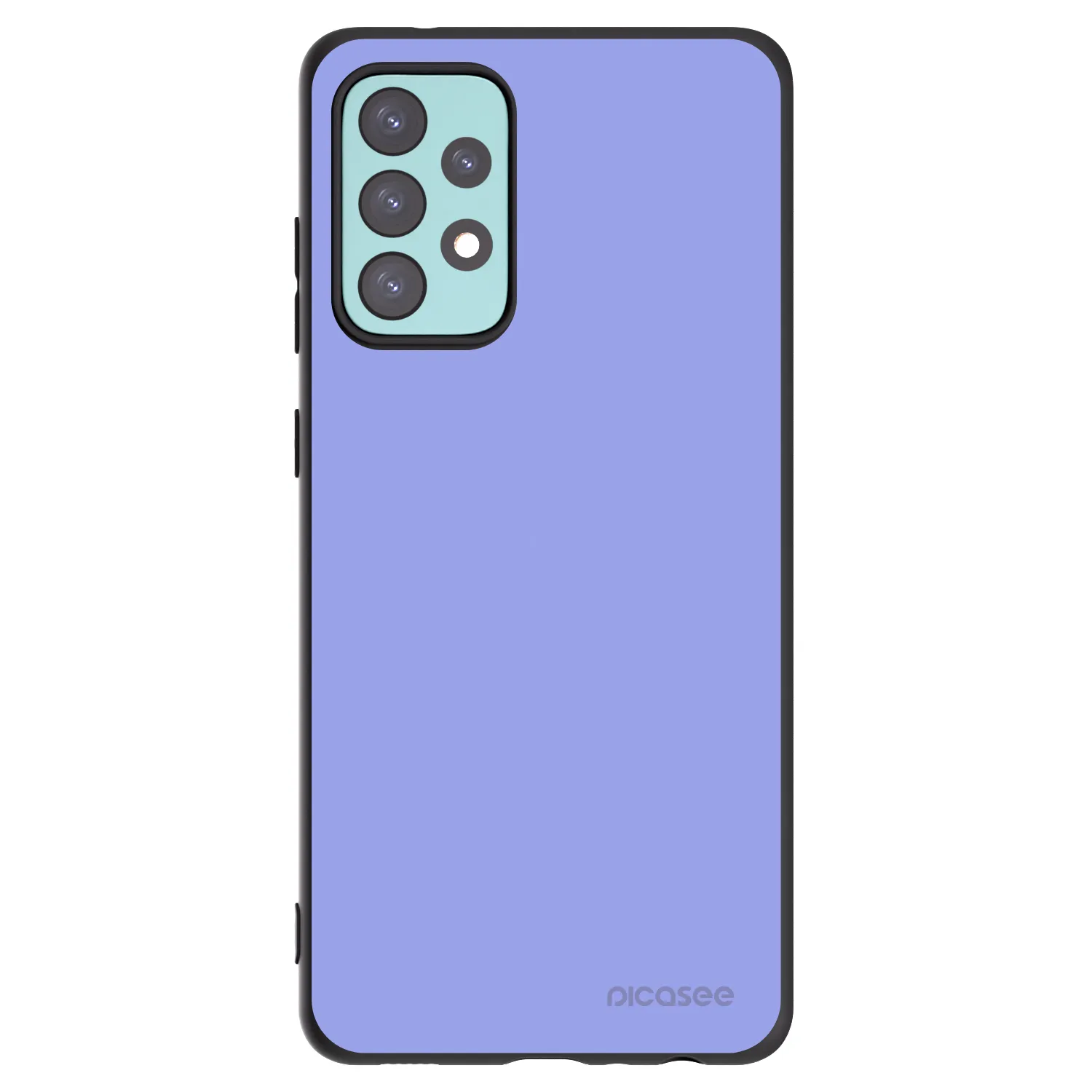 Picasee Μαύρη θήκη σιλικόνης για Samsung Galaxy A72 A725F - Sky Whisper