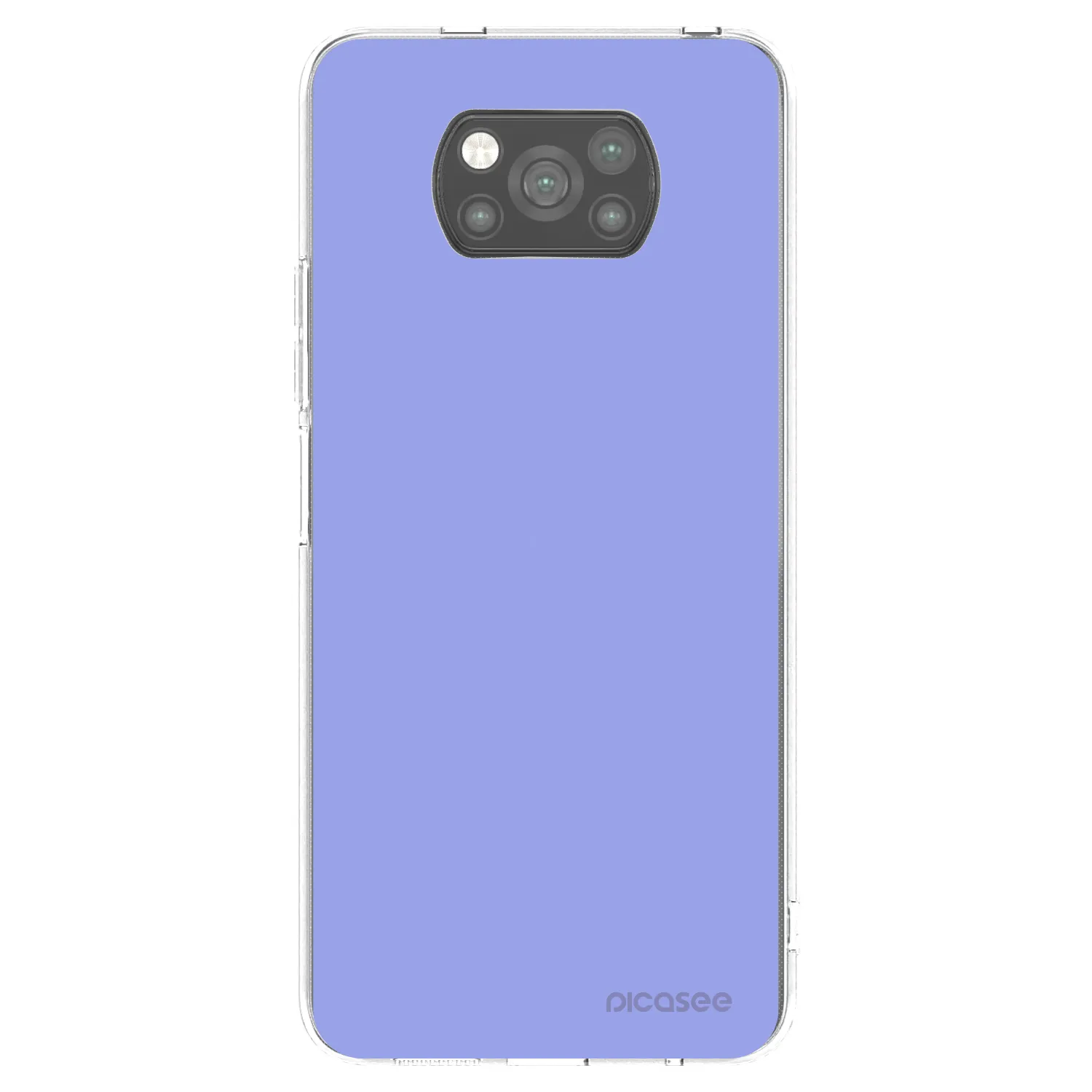 Picasee Μαύρη θήκη σιλικόνης για Xiaomi Poco X3 Pro - Sky Whisper