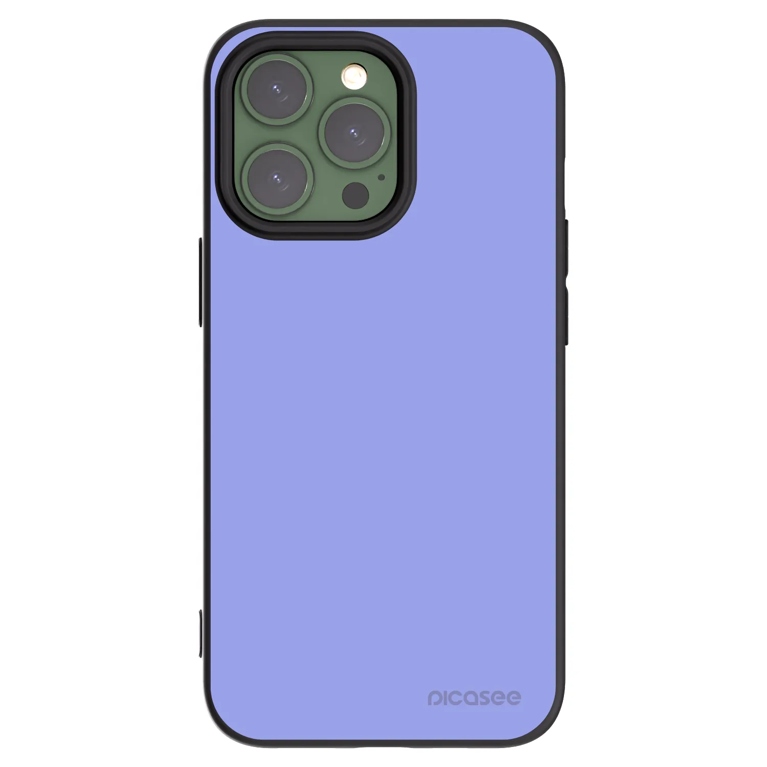 Picasee Μαύρη θήκη σιλικόνης για Apple iPhone 13 Pro - Sky Whisper