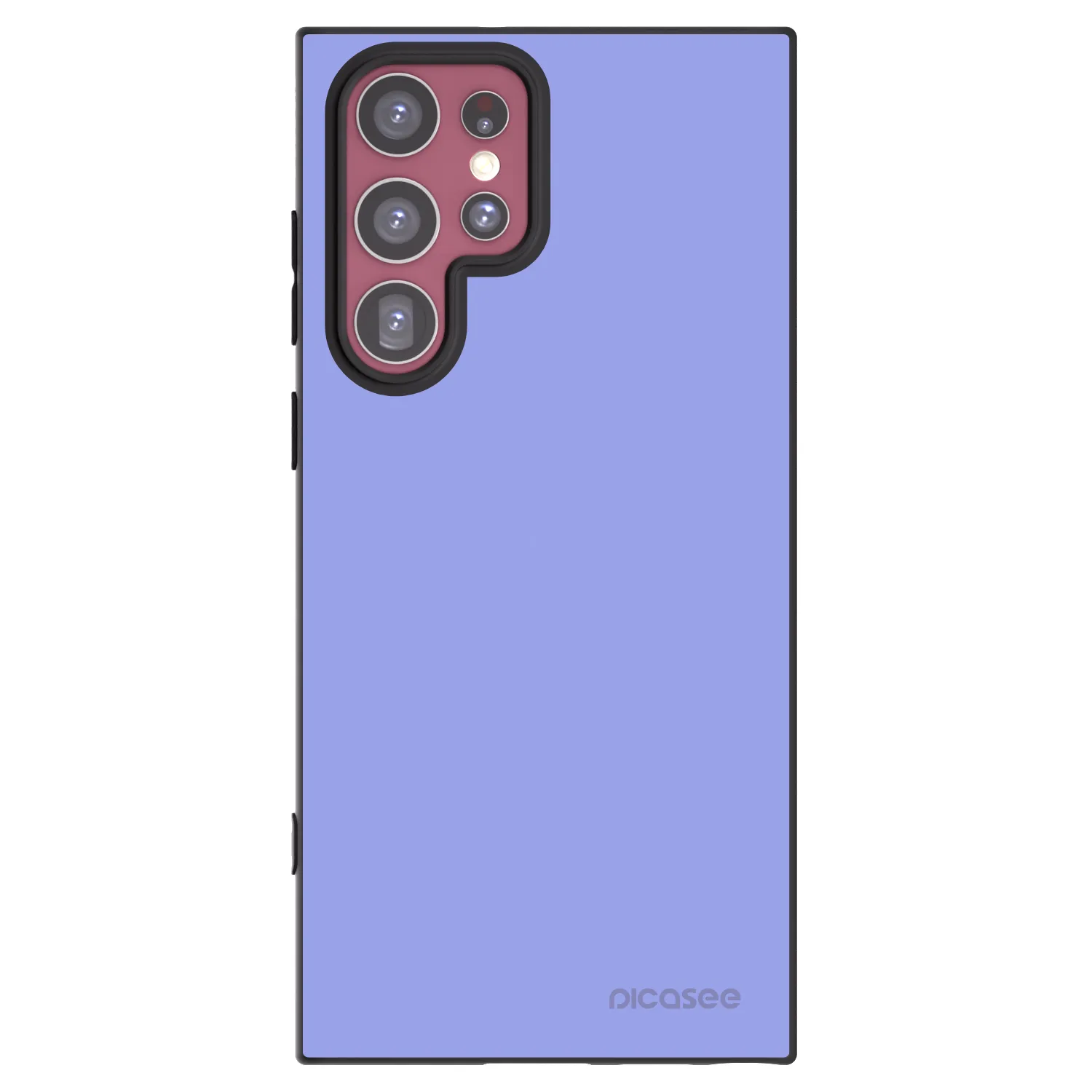Picasee Μαύρη θήκη σιλικόνης για Samsung Galaxy S22 Ultra 5G - Sky Whisper