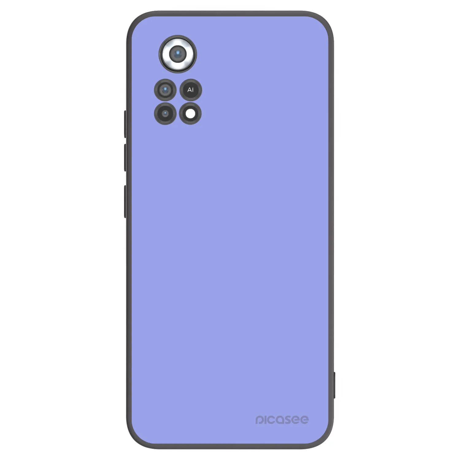 Picasee Μαύρη θήκη σιλικόνης για Xiaomi Poco X4 Pro 5G - Sky Whisper