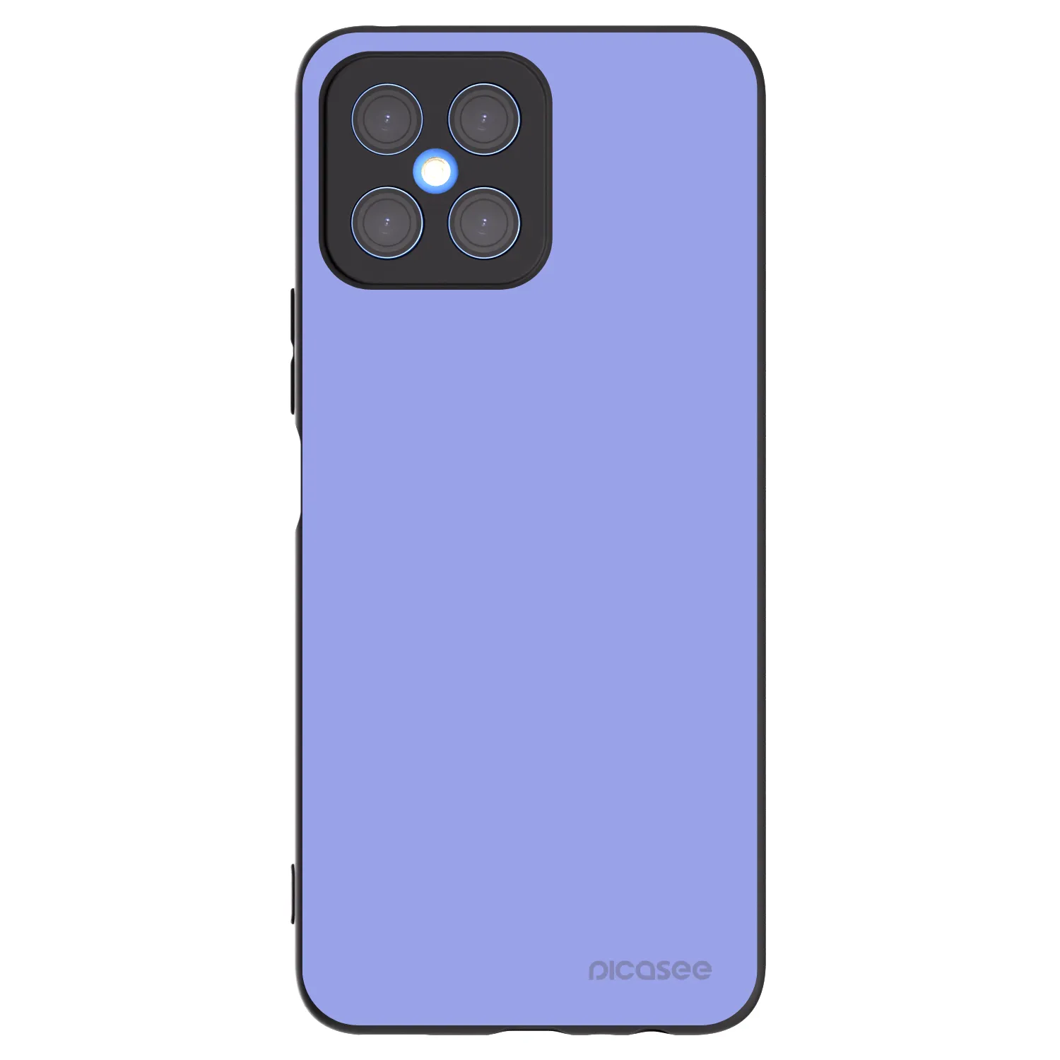 Picasee Μαύρη θήκη σιλικόνης για Honor X8 4G - Sky Whisper