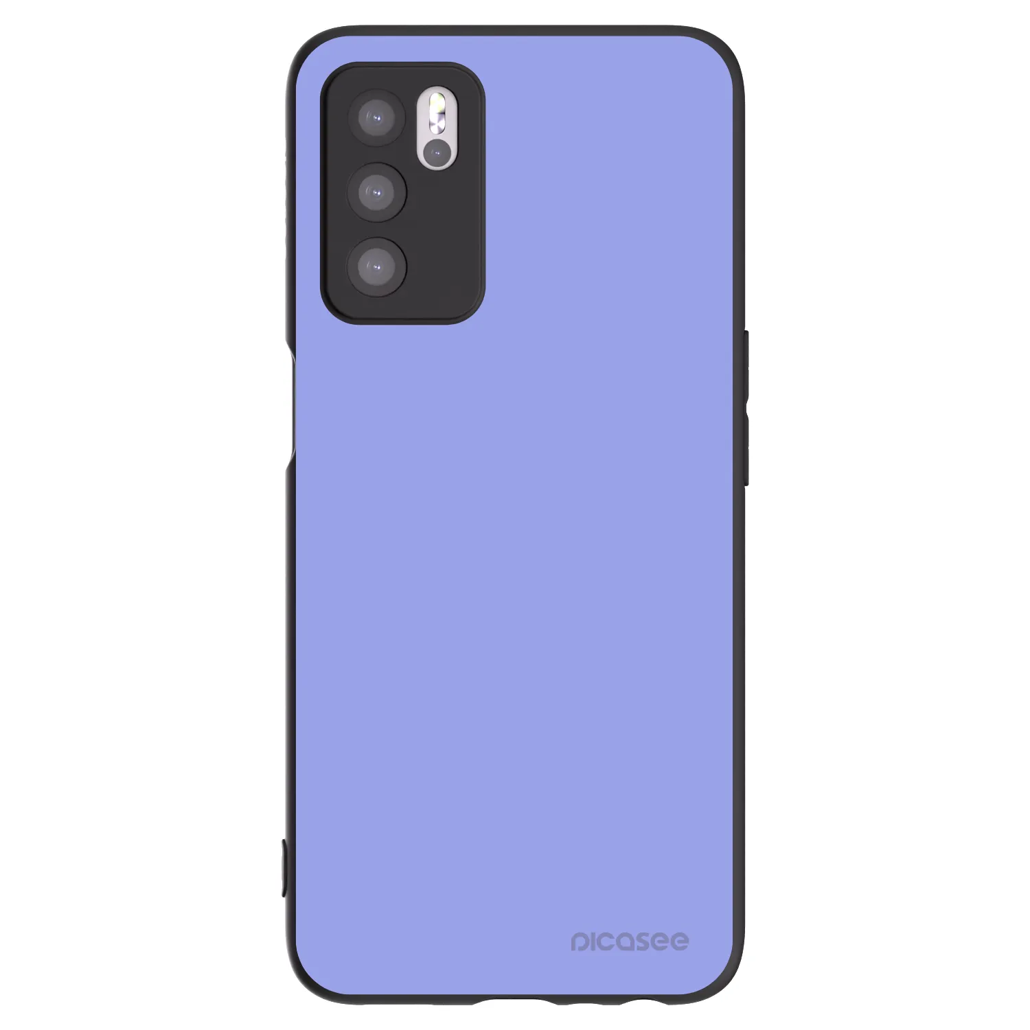 Picasee Μαύρη θήκη σιλικόνης για OPPO A16 - Sky Whisper