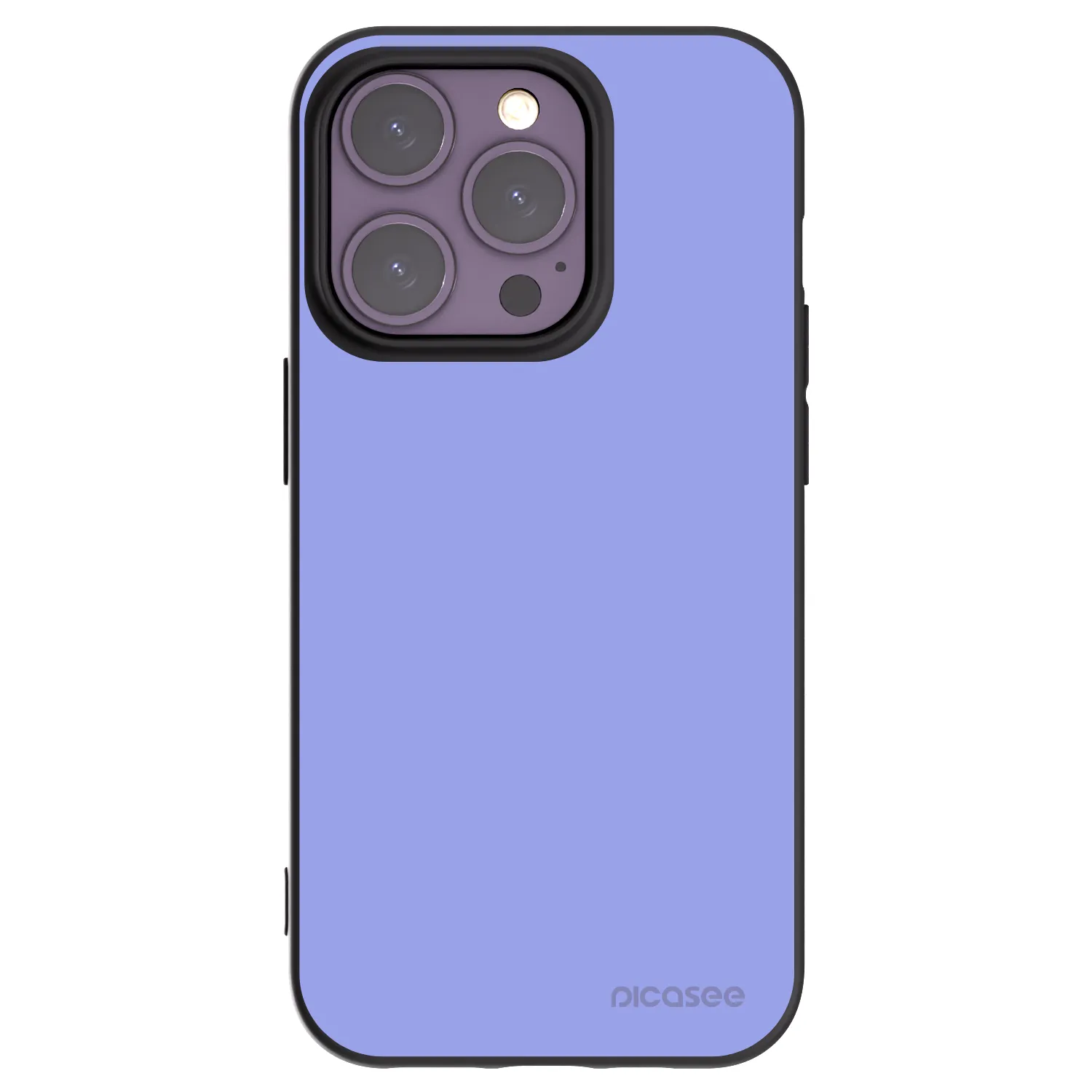 Picasee Μαύρη θήκη σιλικόνης για Apple iPhone 14 Pro - Sky Whisper