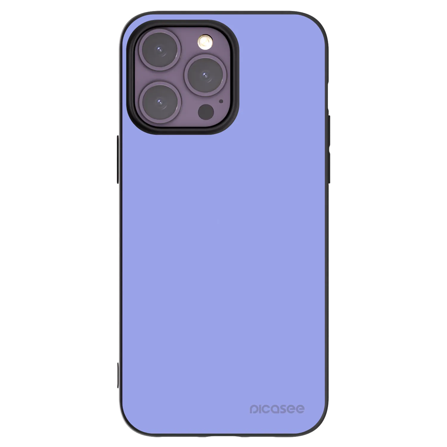 Picasee Μαύρη θήκη σιλικόνης για Apple iPhone 14 Pro Max - Sky Whisper