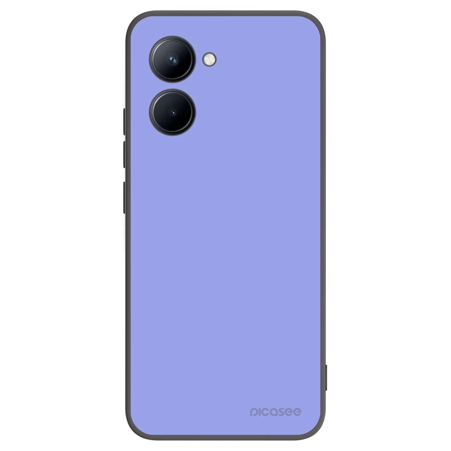 Picasee Μαύρη θήκη σιλικόνης για Realme C33 (2023) - Sky Whisper