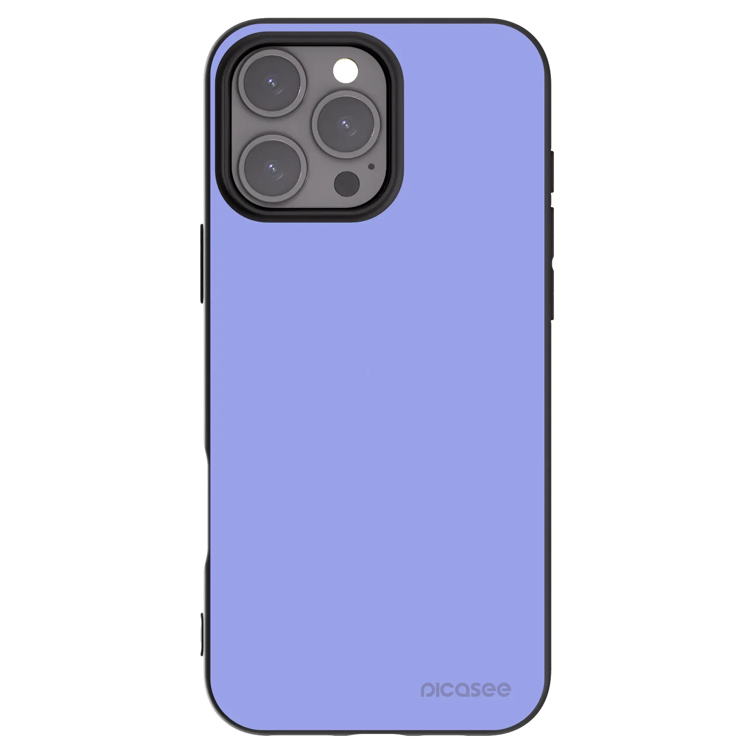 Picasee Μαύρη θήκη σιλικόνης για Apple iPhone 16 Pro Max - Sky Whisper