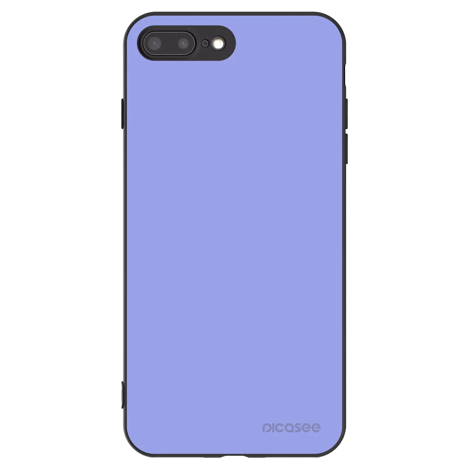 Picasee Μαύρη θήκη σιλικόνης για Apple iPhone 8 Plus - Sky Whisper