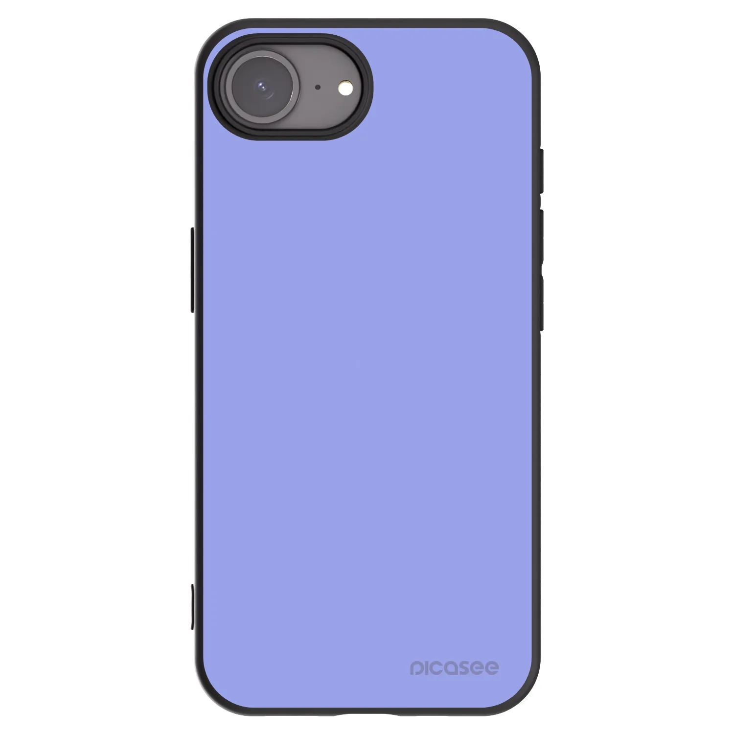 Picasee Μαύρη θήκη σιλικόνης για Apple iPhone 16e - Sky Whisper