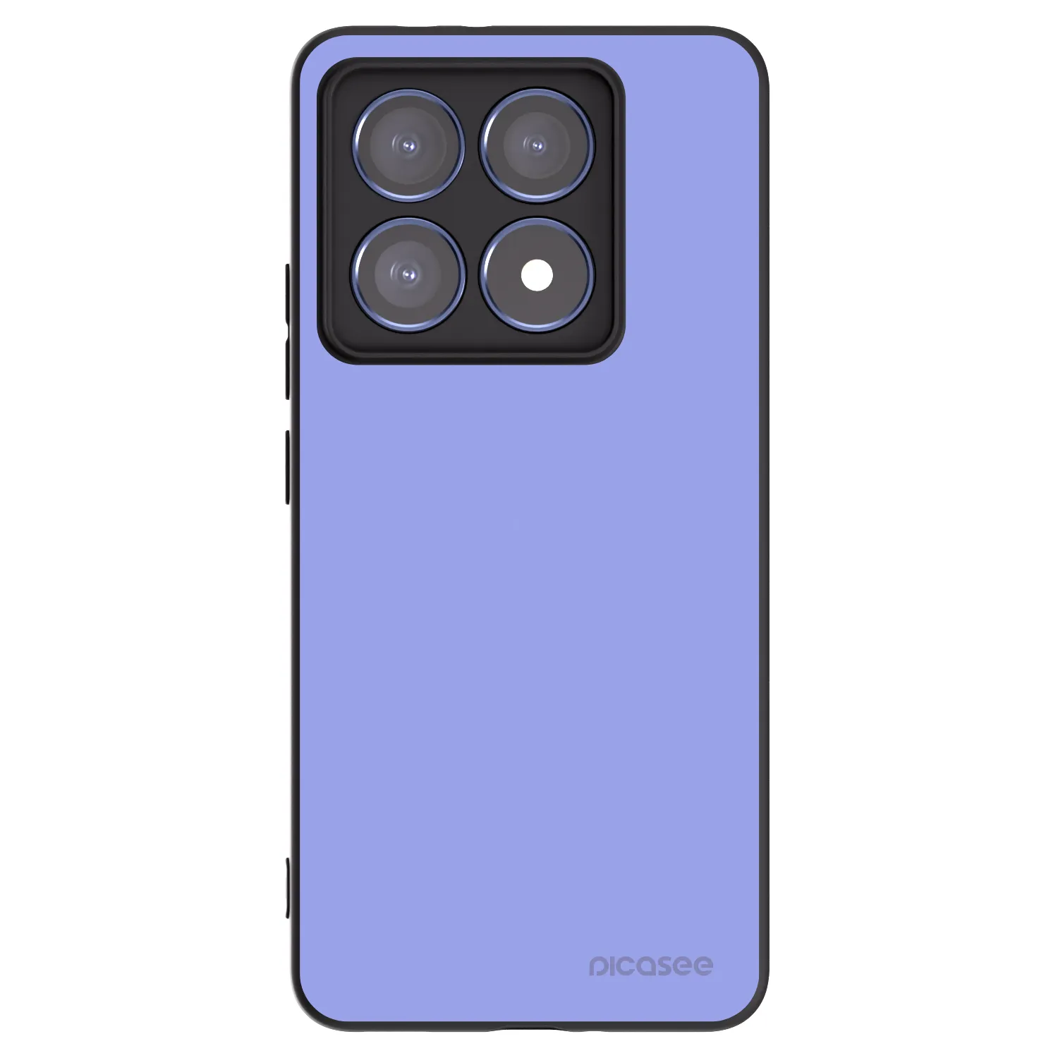 Picasee Μαύρη θήκη σιλικόνης για Xiaomi 14T Pro - Sky Whisper