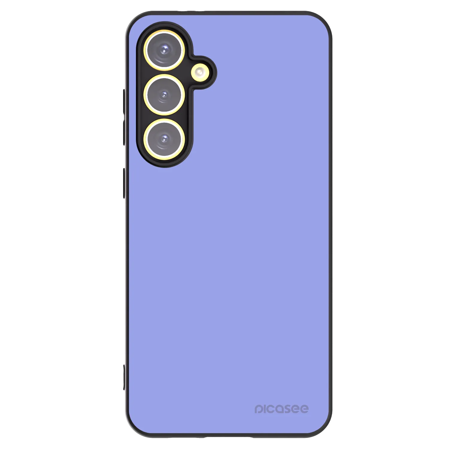 Picasee Μαύρη θήκη σιλικόνης για Samsung Galaxy S24 FE S721B - Sky Whisper