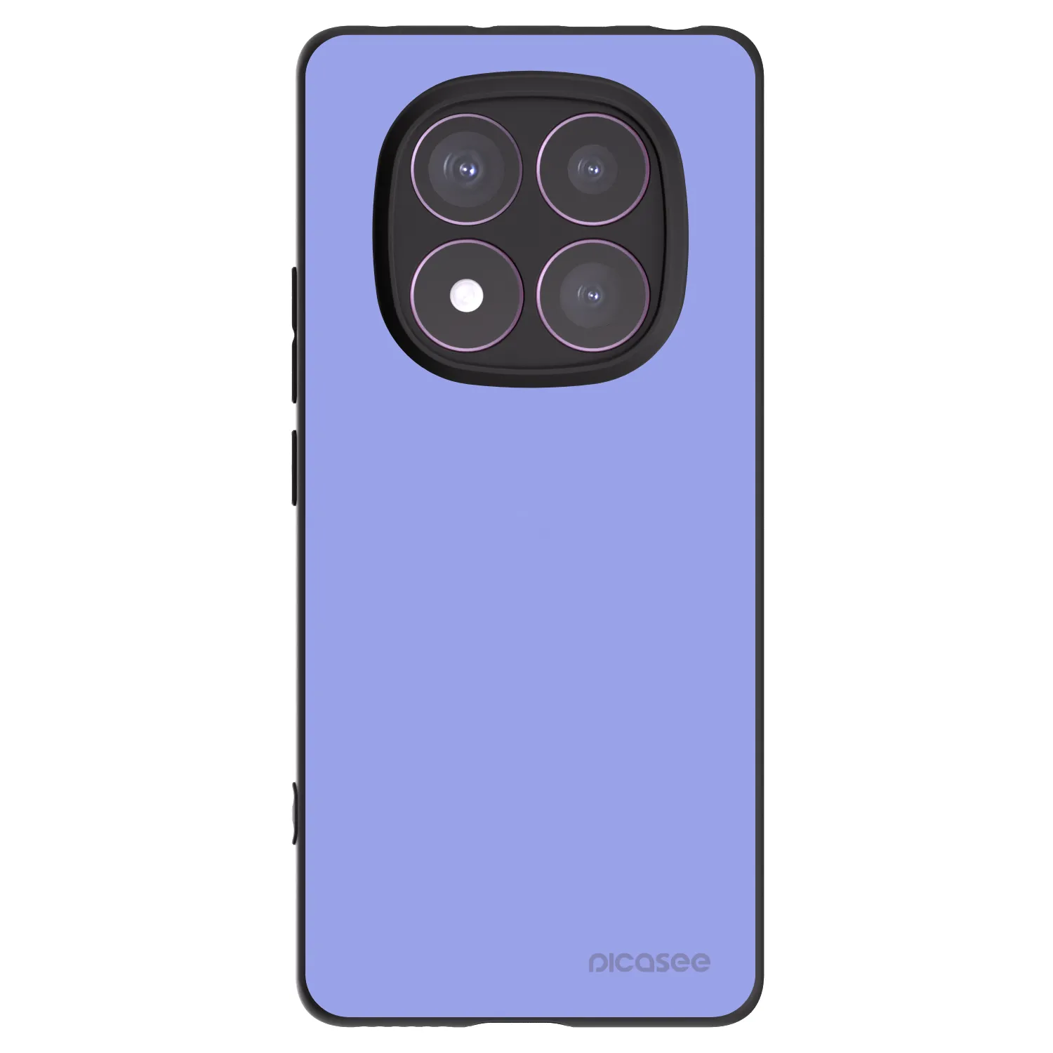 Picasee Μαύρη θήκη σιλικόνης για Xiaomi Redmi Note 14 Pro 4G - Sky Whisper