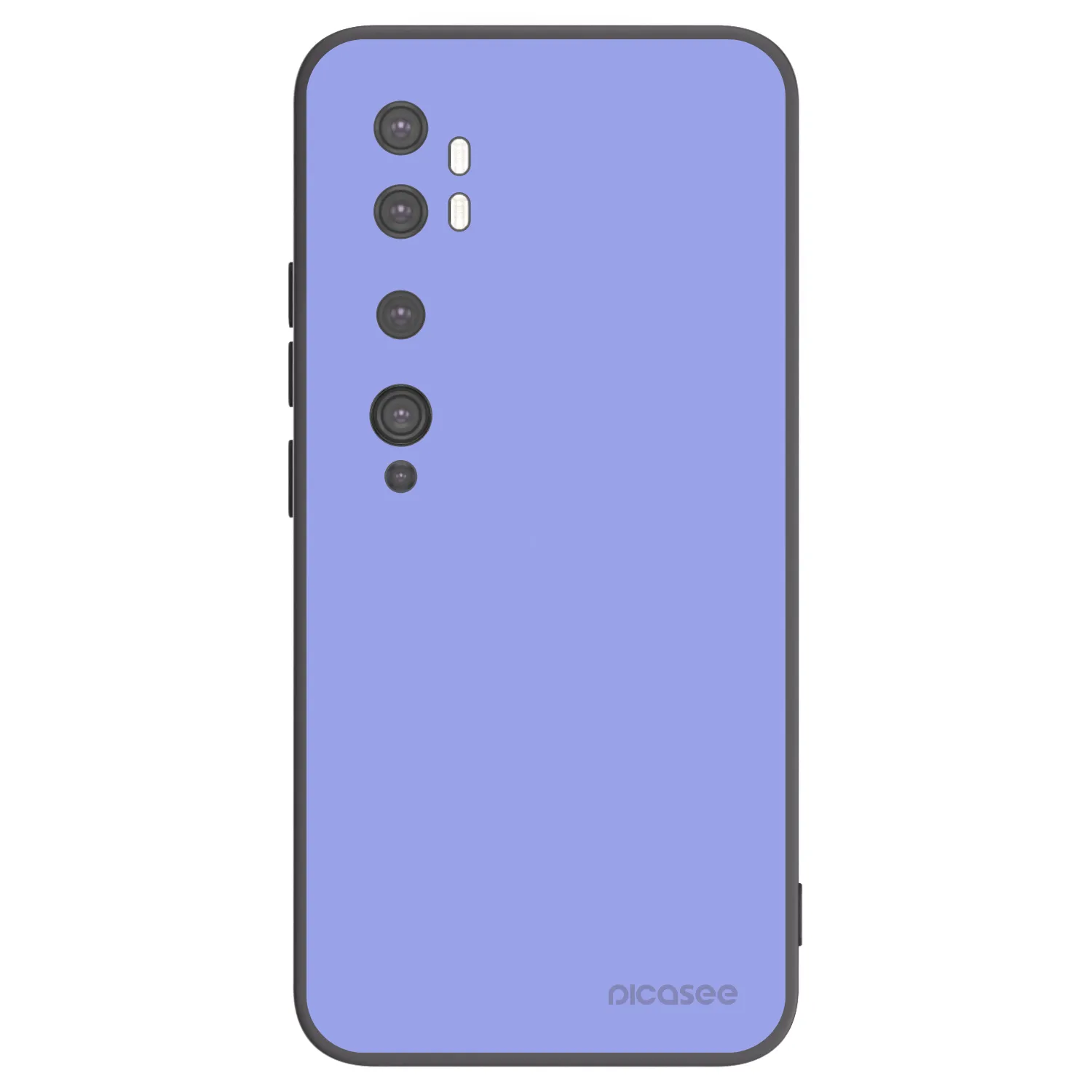 Picasee Μαύρη θήκη σιλικόνης για Xiaomi Mi Note 10 (Pro) - Sky Whisper