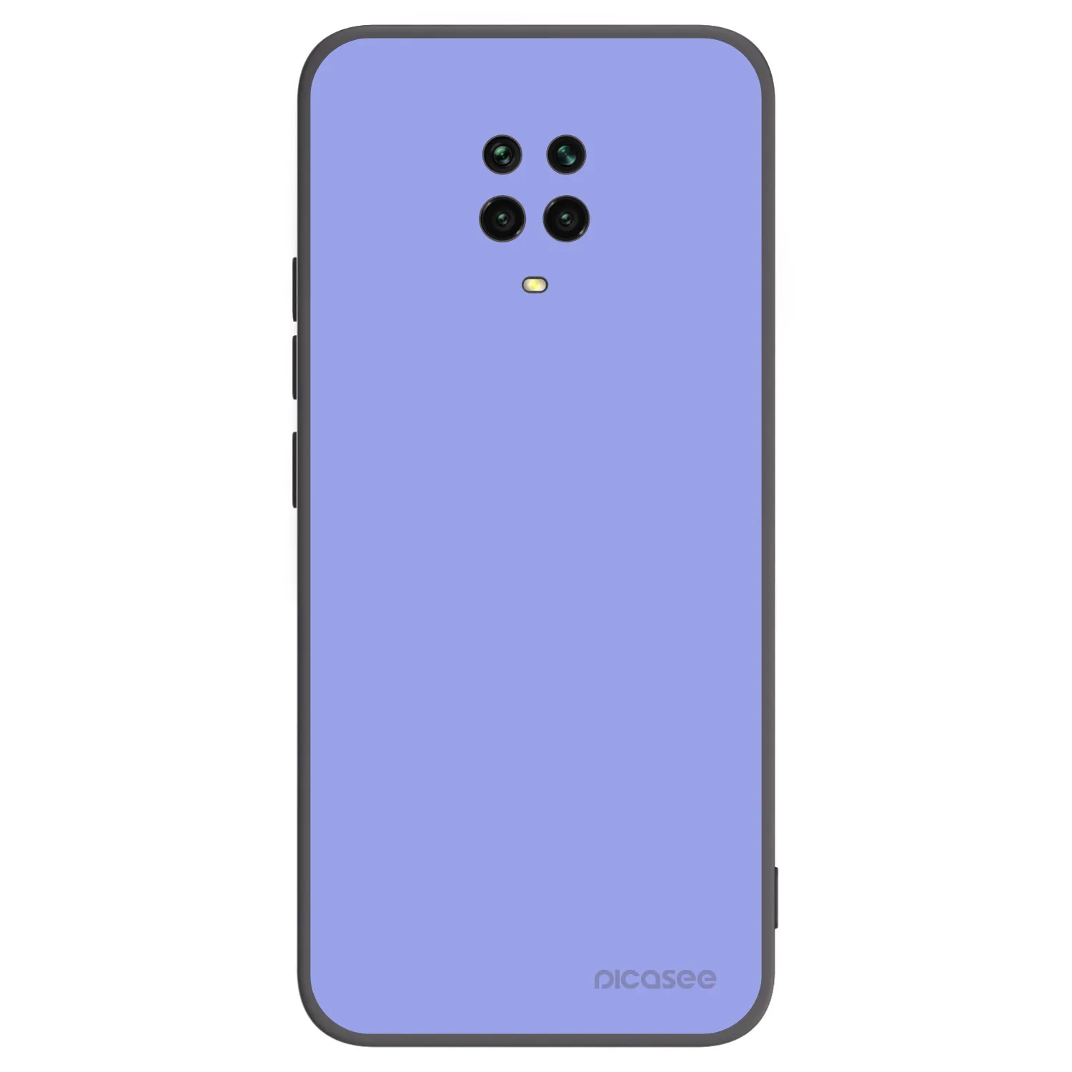 Picasee Μαύρη θήκη σιλικόνης για Xiaomi Redmi Note 9 Pro - Sky Whisper