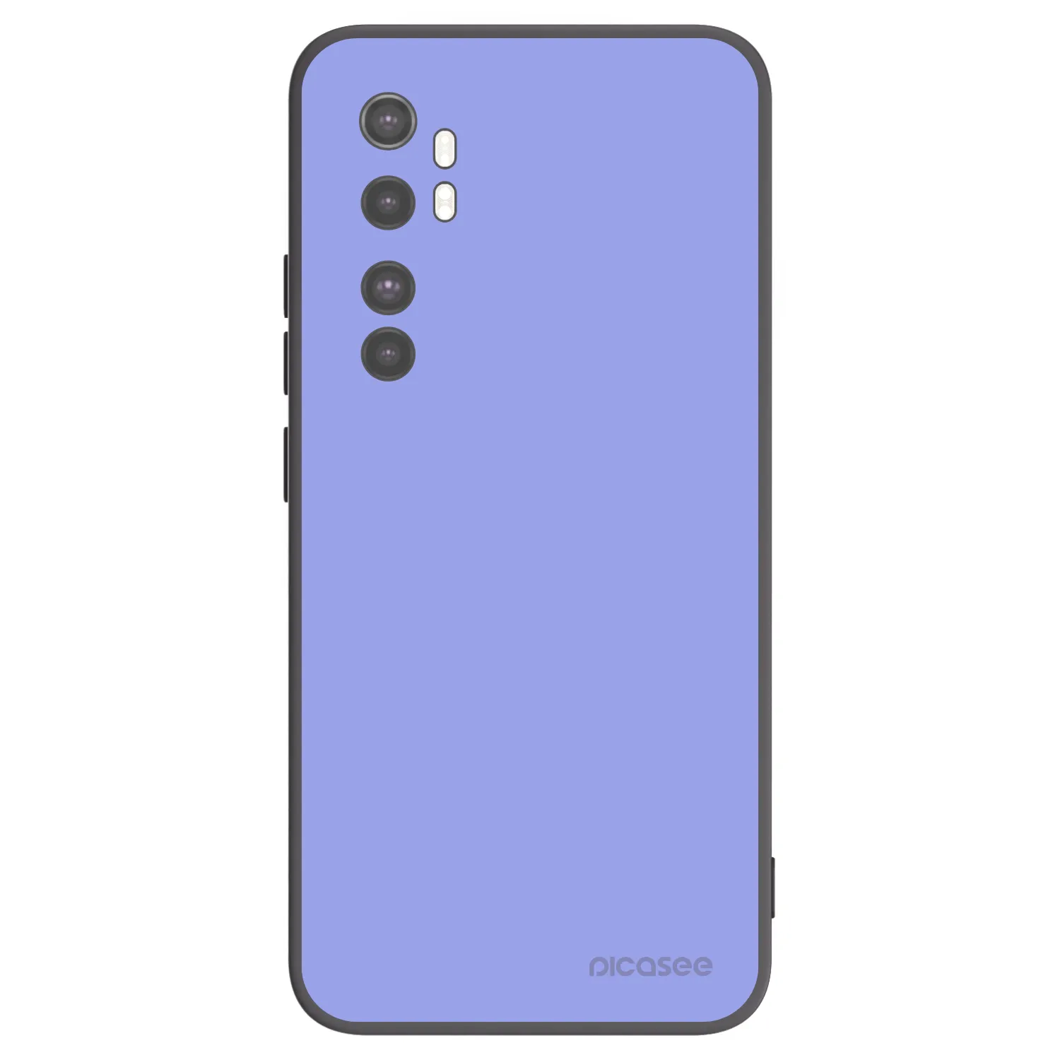 Picasee Μαύρη θήκη σιλικόνης για Xiaomi Mi Note 10 Lite - Sky Whisper