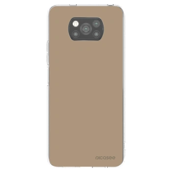 Picasee Μαύρη θήκη σιλικόνης για Xiaomi Poco X3 - Soft Sand