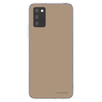 Picasee διαφανής θήκη σιλικόνης Samsung Galaxy A02s A025G - Soft Sand