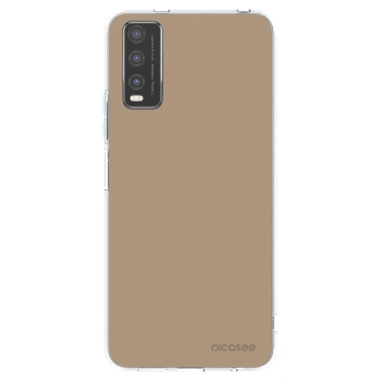 Picasee διαφανής θήκη σιλικόνης Vivo Y20s - Soft Sand